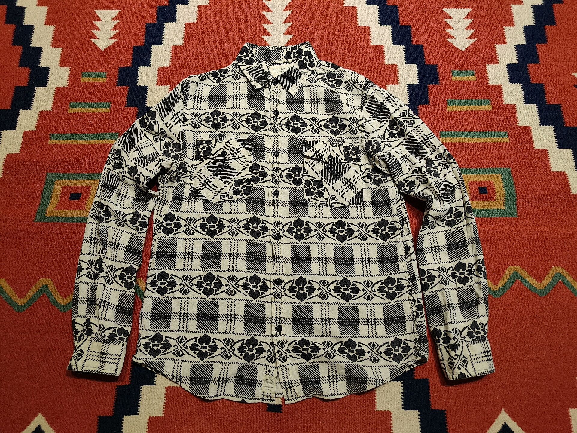 RRL Ralph Lauren RRL Ralph Lauren Small Floral Shirt Size US M / EU 48-50 / 2 - 1 Thumbnail
