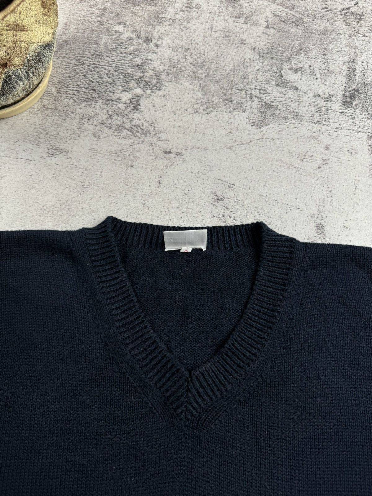 Lacoste Lacoste 6 Cotton Knited V-Neck Sweatshirt Sweater Pullover Size US XL / EU 56 / 4 - 8 Thumbnail
