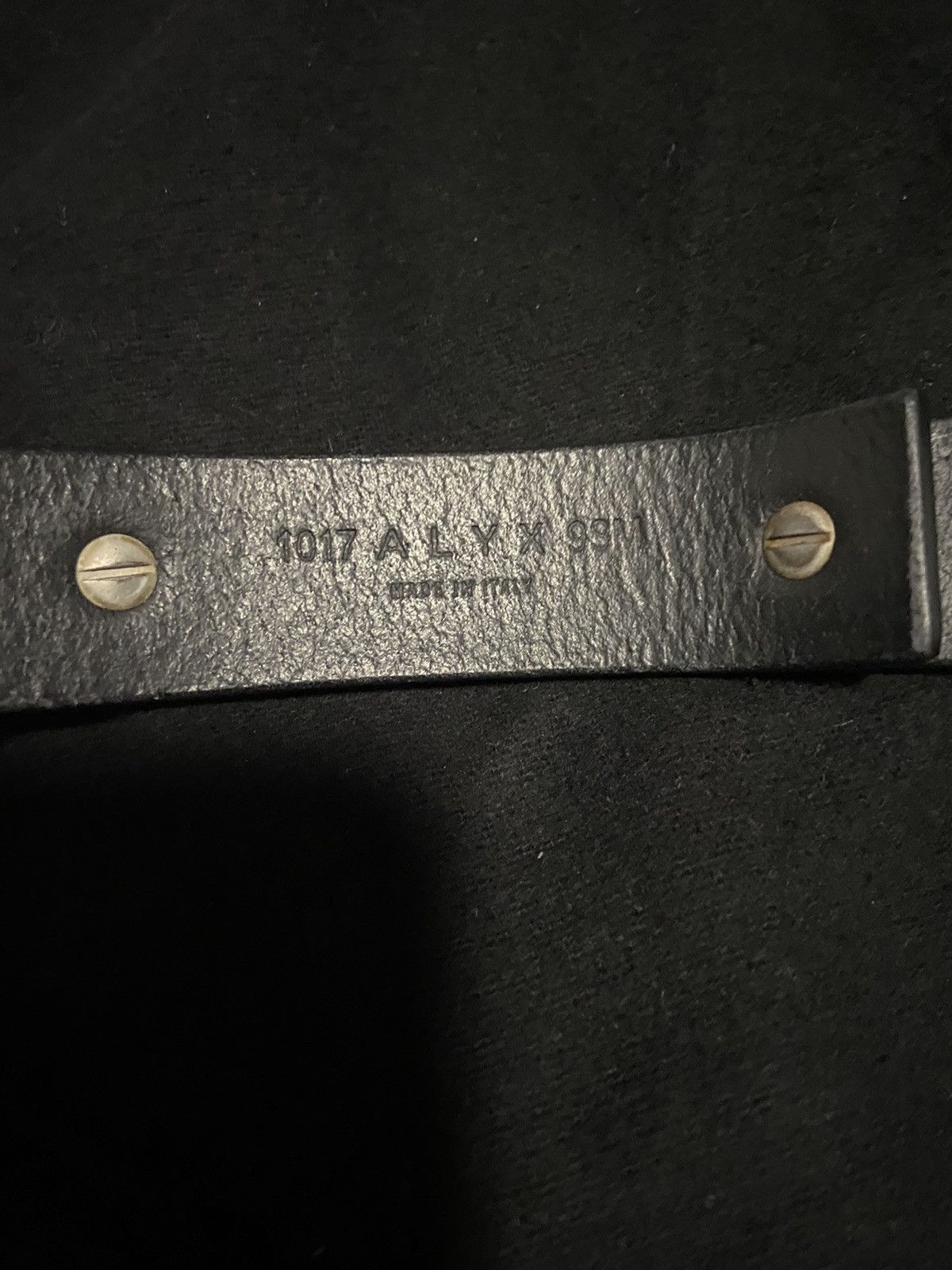 1017 ALYX 9SM 1017 ALYX 9SM Rollercoaster Buckle Leather Cuff Size ONE SIZE - 7 Thumbnail