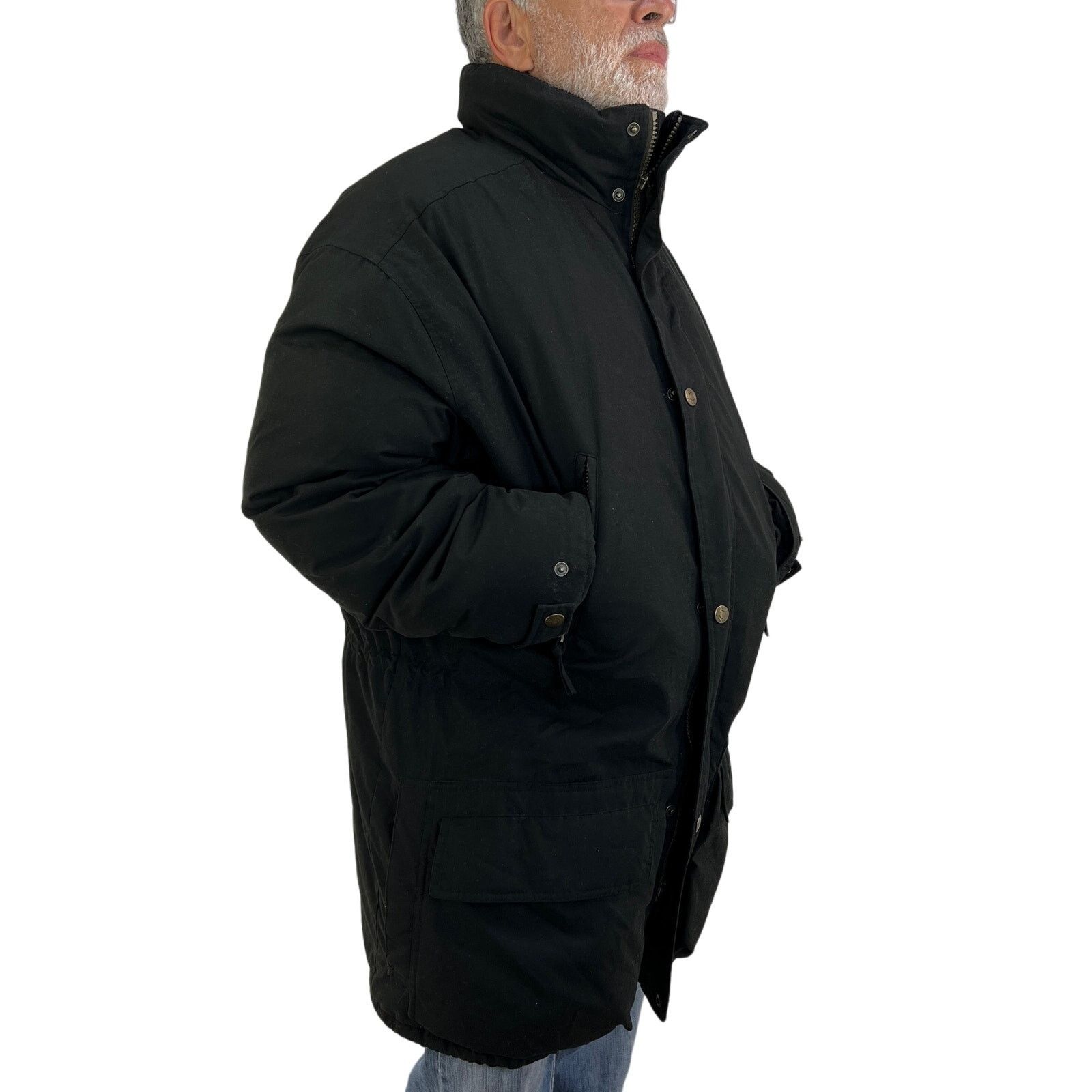Eddie Bauer Eddie Bauer Down Coat Men's Tall Black Puffer Size US L / EU 52-54 / 3 - 8 Thumbnail
