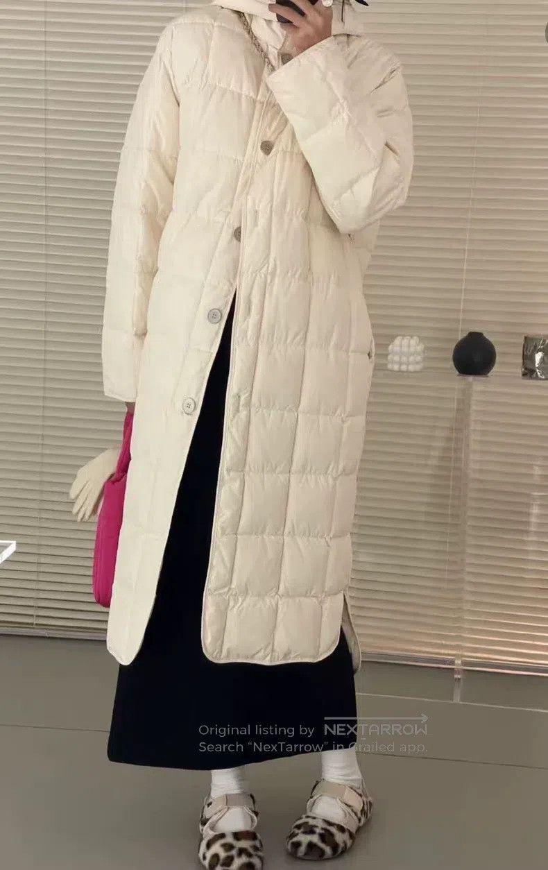 Jil Sander Jil Sander size 36 Beige Long Down Jacket Size S / US 4 / IT 40 - 2 Thumbnail