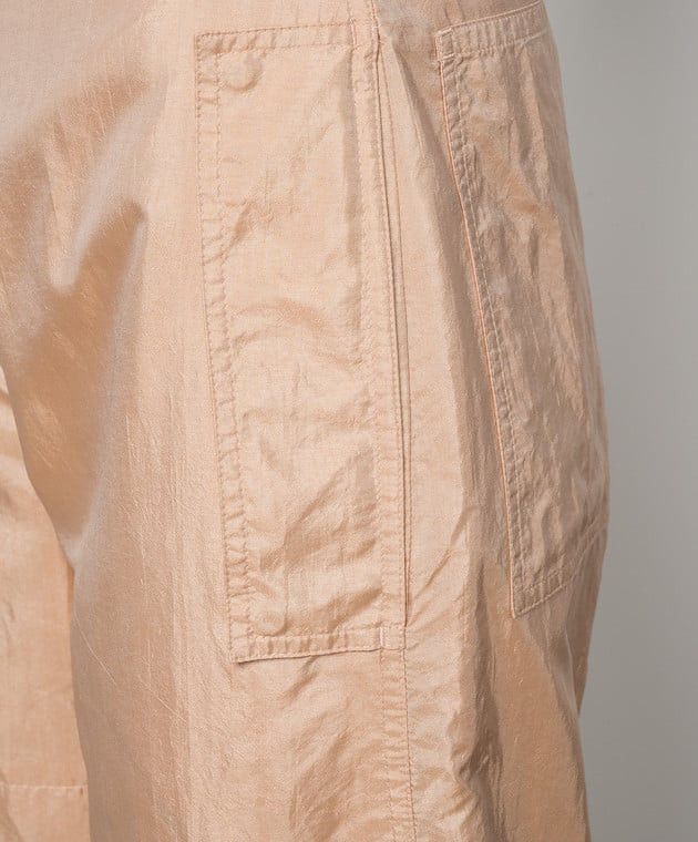 Jil Sander o1w1db10825 Cargo Pants in Beige Size 25" / US 0 / IT 36 - 5 Thumbnail