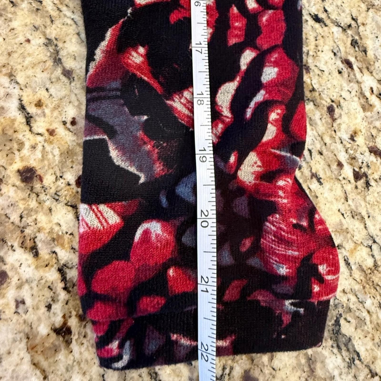Other Como No? Floral abstract turtleneck shift midi dress SZ M Size M / US 6-8 / IT 42-44 - 10 Thumbnail