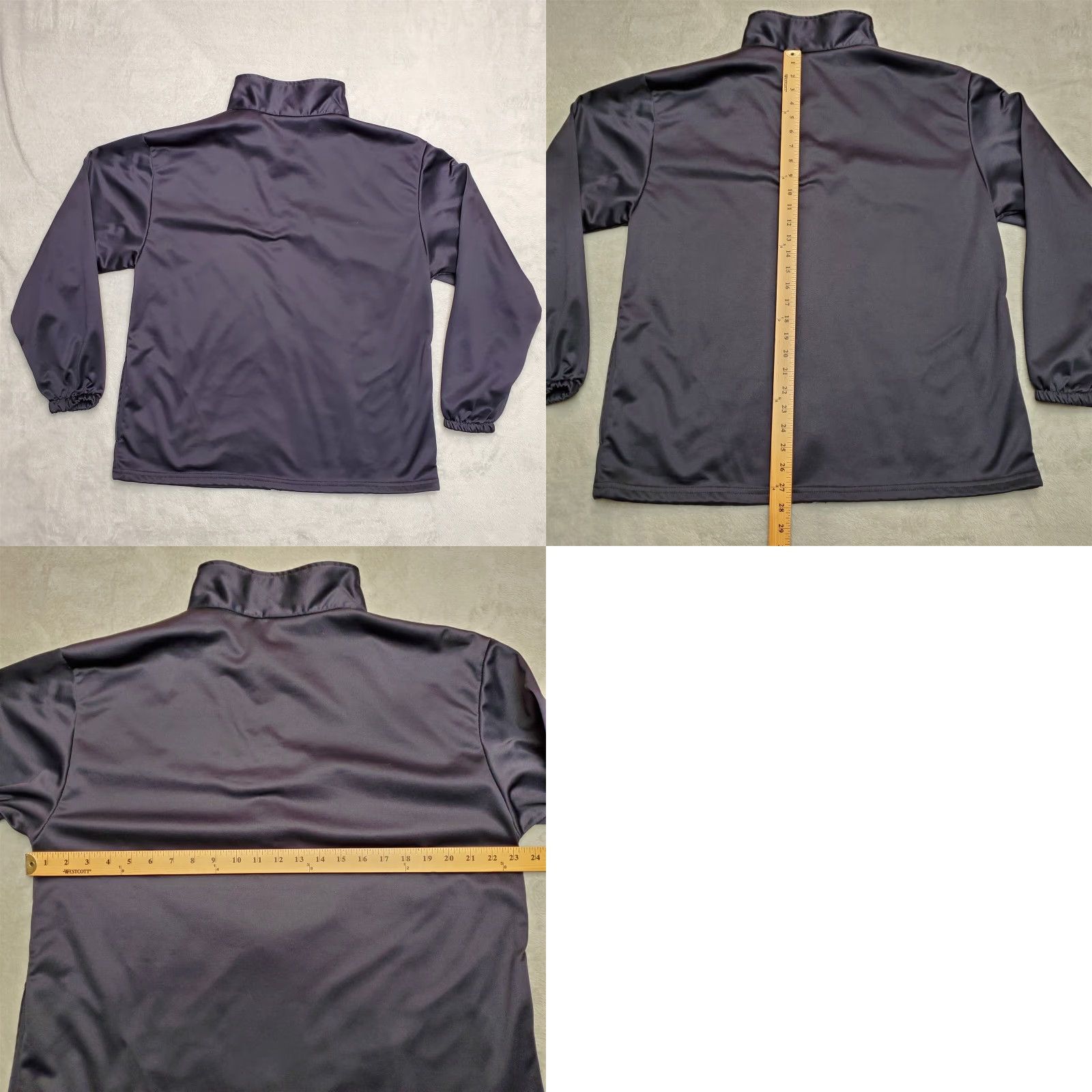 Vintage VINTAGE United States Olympic Committee Jacket Mens XL Black Polyester Full Zip Casual USA Windbreaker Size US XL / EU 56 / 4 - 8 Thumbnail