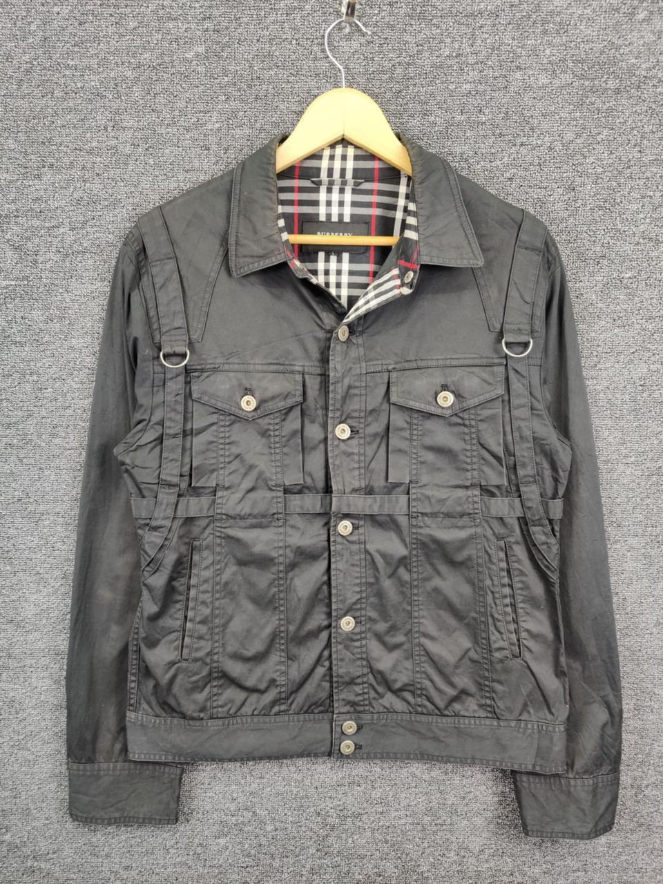 Burberry Vintage Burberry Black Label Nova Check Jacket Size US L / EU 52-54 / 3 - 1 Thumbnail