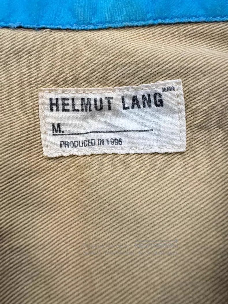 Helmut Lang Helmut Lang Contrast collar short-sleeved shirt Size US XL / EU 56 / 4 - 6 Thumbnail