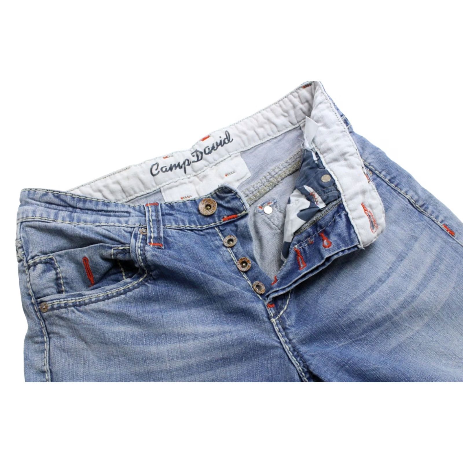 Vintage CAMP DAVID Jeans Men's Tapered Fit W30/L32 Button Fly Whiskers Faded Size US 30 / EU 46 - 4 Thumbnail