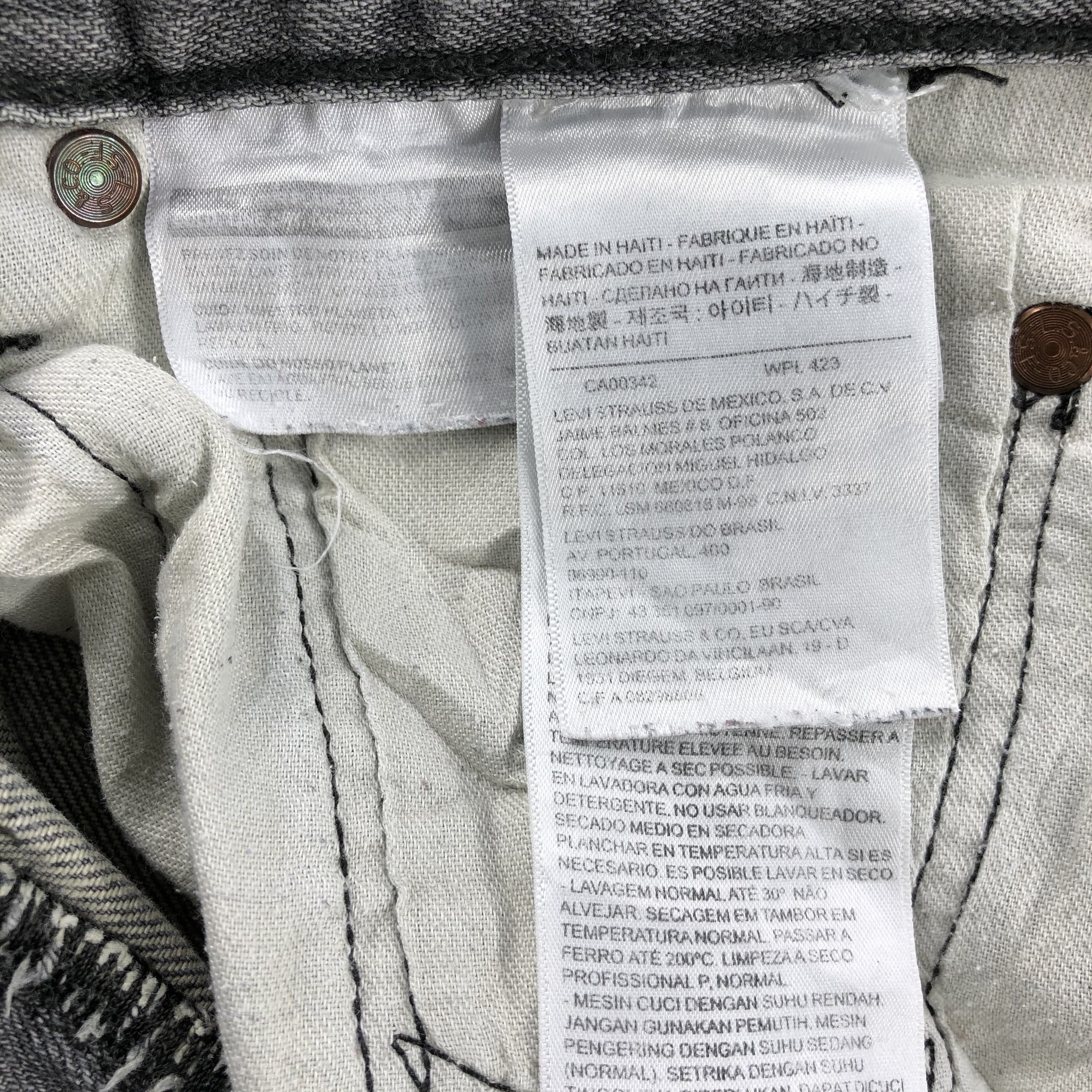 Levi's Vintage Distress Levis 501 Jeans-JM1640 Size US 32 / EU 48 - 11 Thumbnail