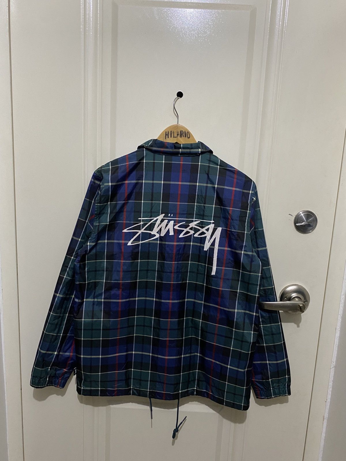 Stussy Stussy Plaid Coach Jacket Size US S / EU 44-46 / 1 - 2 Thumbnail
