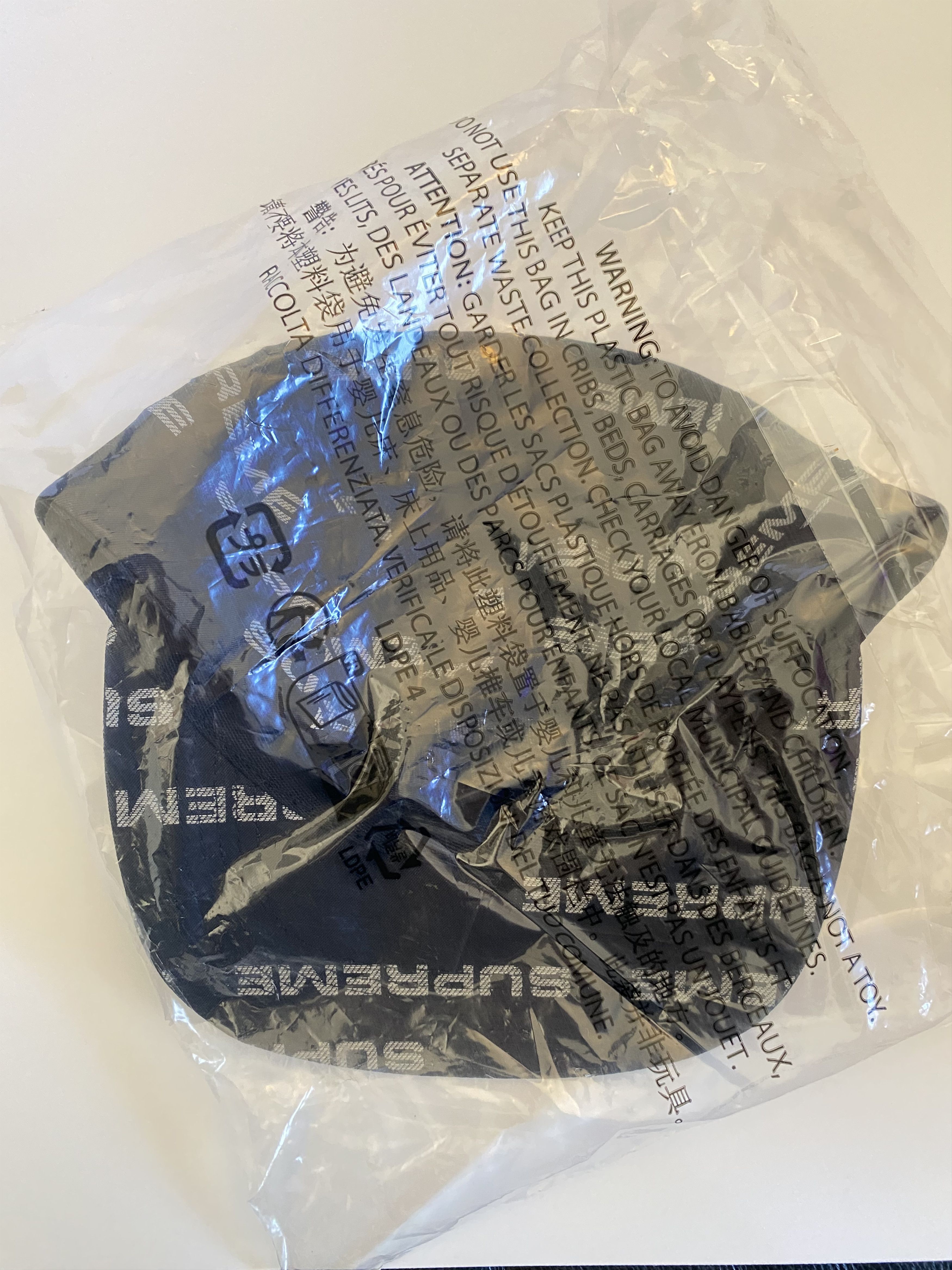 Supreme Reflective Jacquard Camp Cap - Black Size ONE SIZE - 2 Thumbnail
