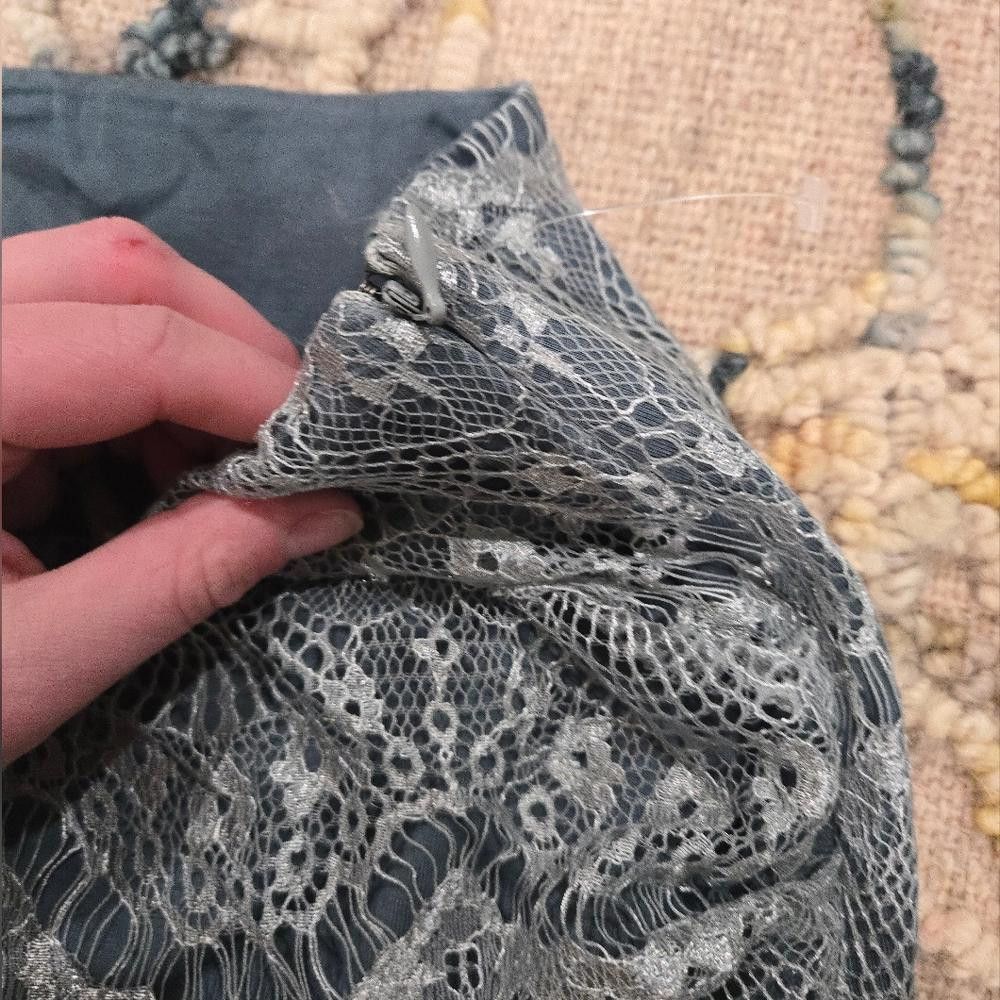 Free People Free People Stretch Lace Skirt Size 34" / US 12 / IT 48 - 2 Thumbnail