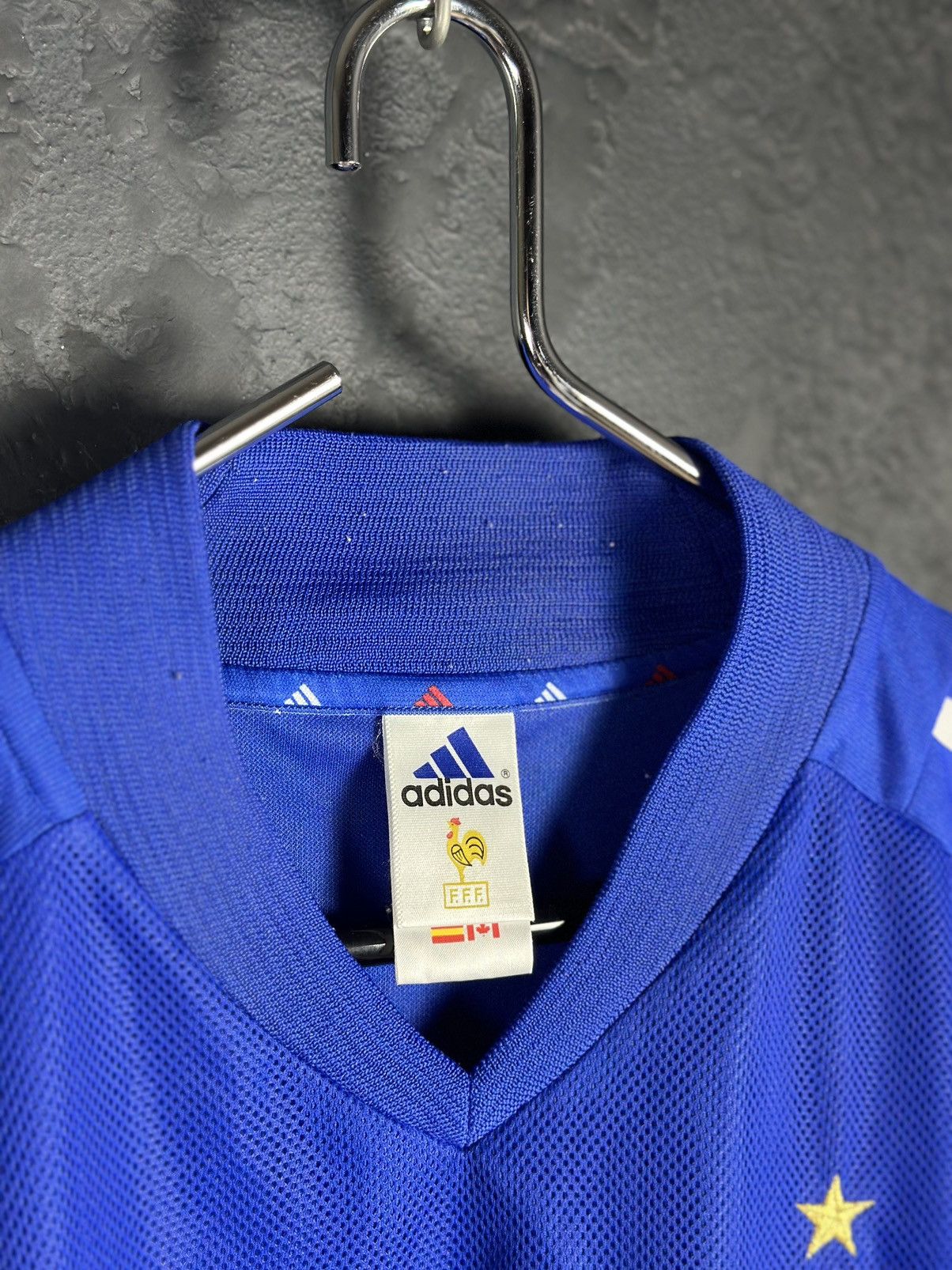 Adidas × Vintage Vintage 2002-04 France Adidas Home Soccer Jersey Size US XL / EU 56 / 4 - 5 Thumbnail