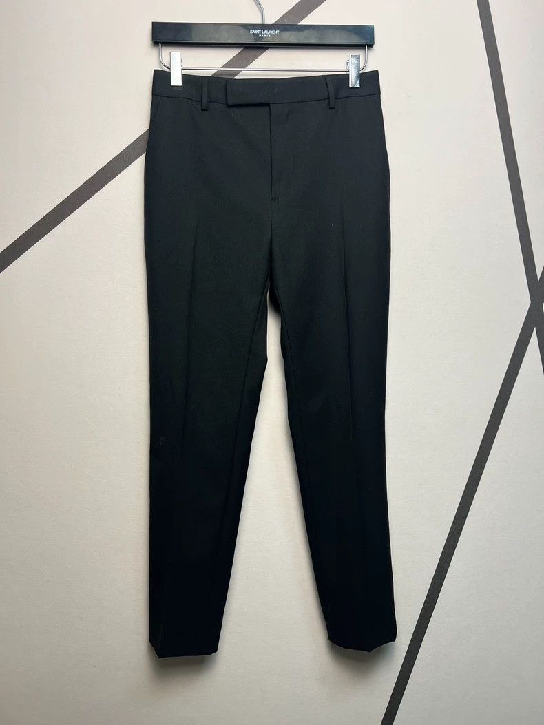 Celine Celine 19 Spring/Summer Black Wool Trousers 2503-Nextarrow Size US 44 / EU 60 - 1 Thumbnail