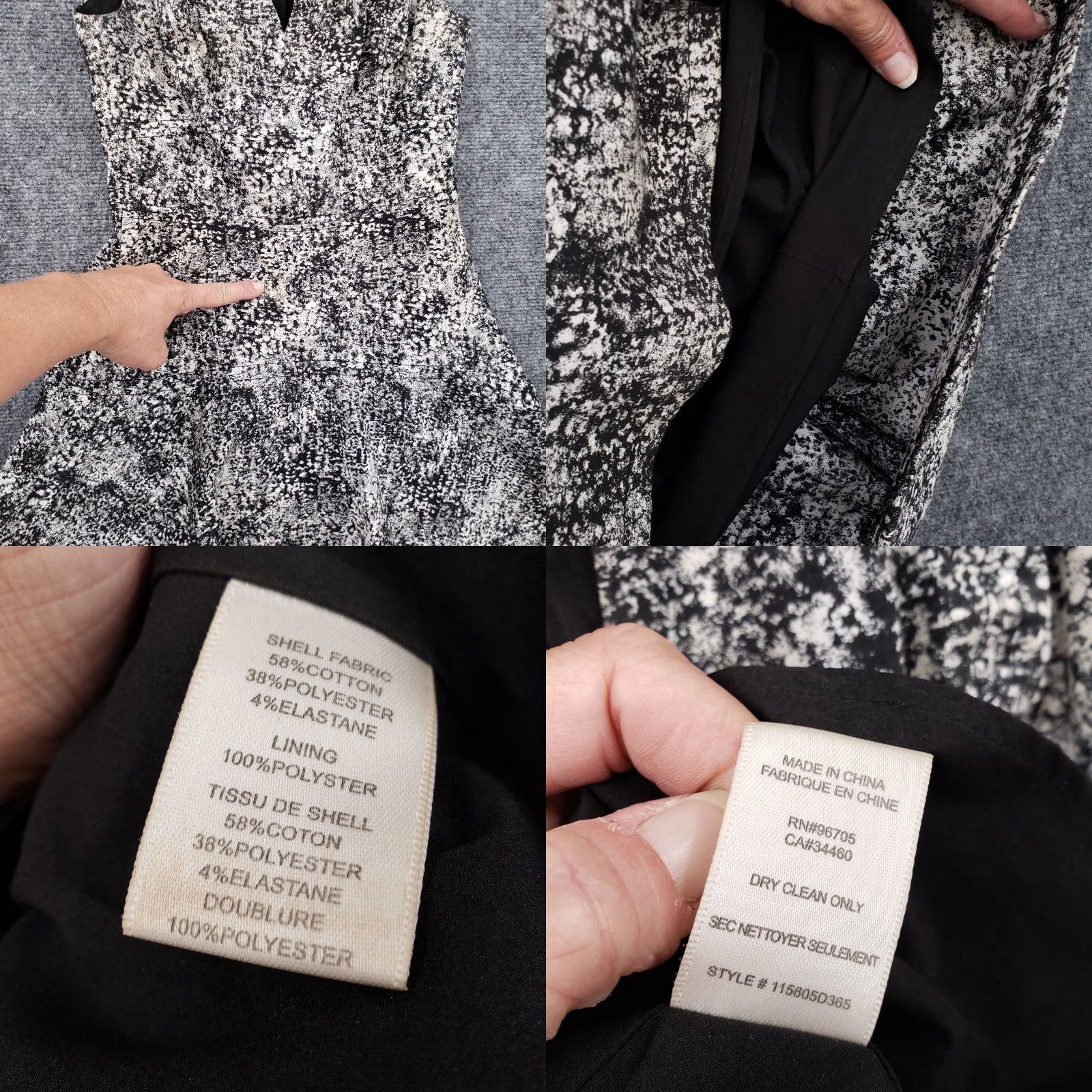 Rebecca Taylor Rebecca Taylor Dress Women 0 Black A-Line Mini Fit & Flare Tank Dress V-Neck Sleeveless Zip Dress Casual Party/Cocktail Size XS / US 0-2 / IT 36-38 - 8 Thumbnail