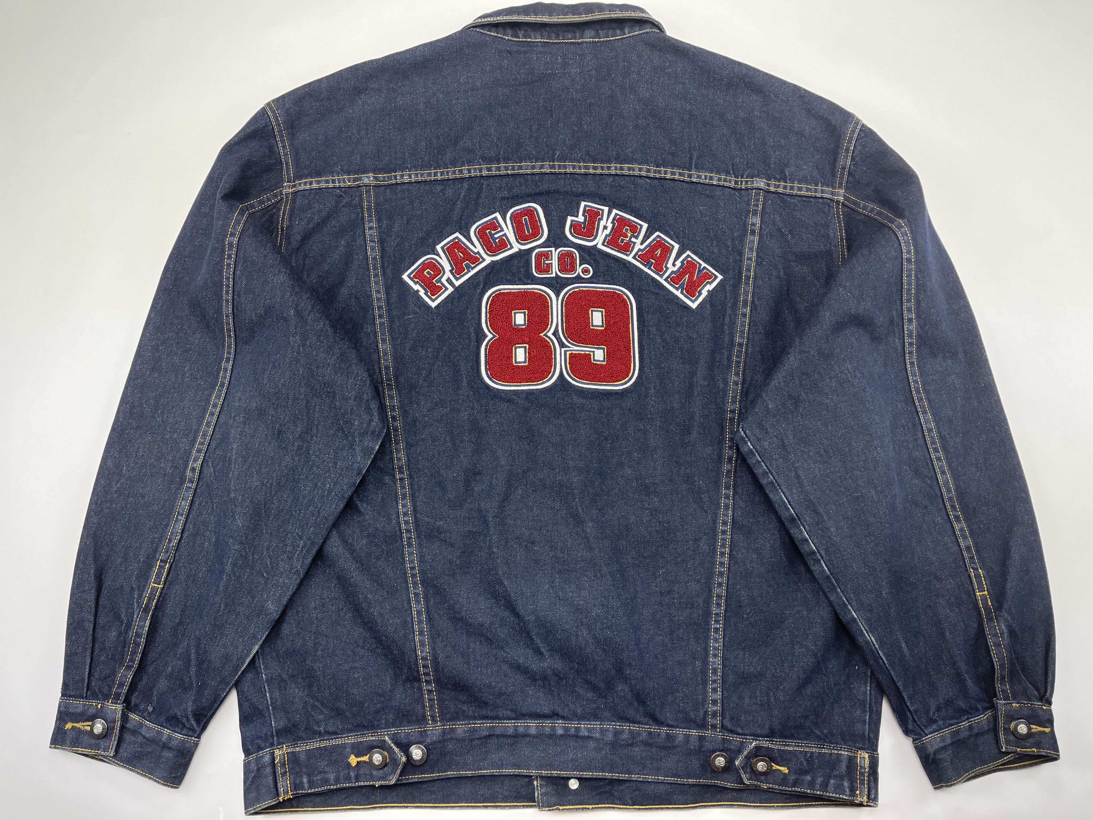 Vintage Paco jacket, Paco Sport, vintage denim jacket, 90s hip hop L Size US L / EU 52-54 / 3 - 1 Thumbnail