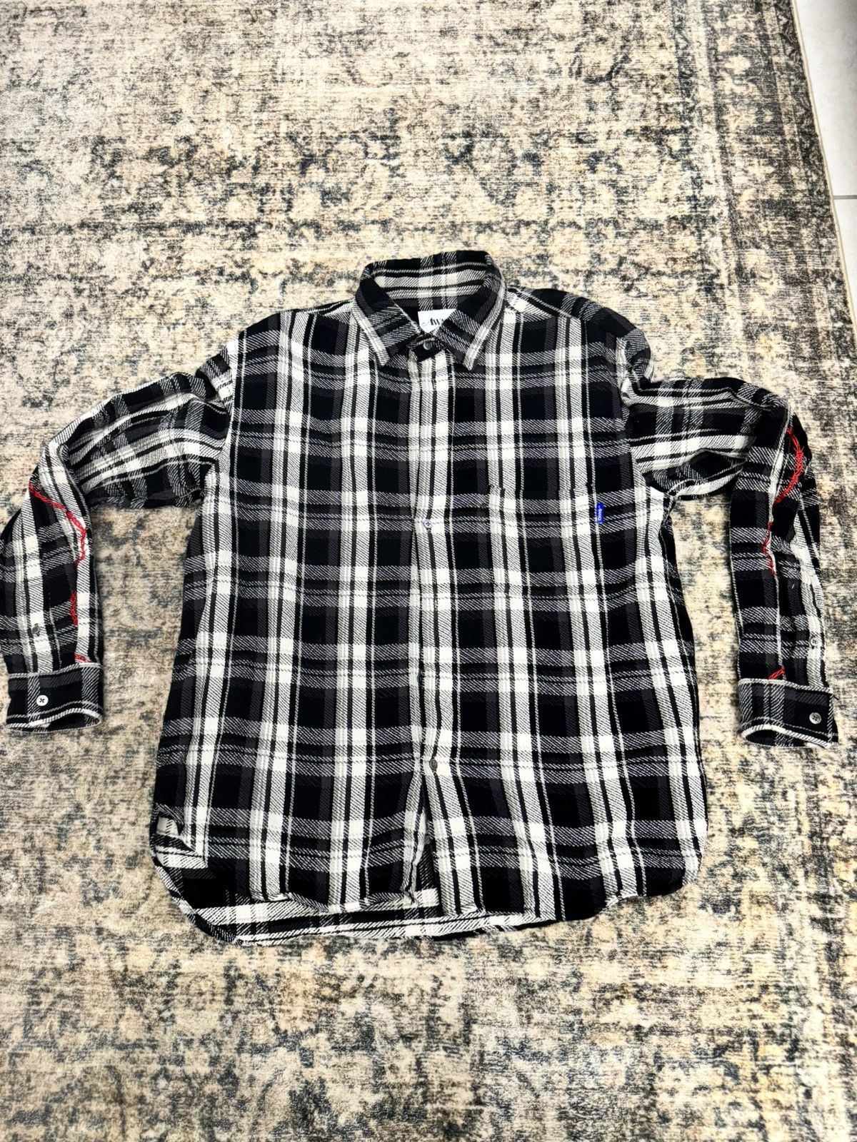 Awake NY Awake NY Barbed-wire Flannel Size US M / EU 48-50 / 2 - 1 Thumbnail
