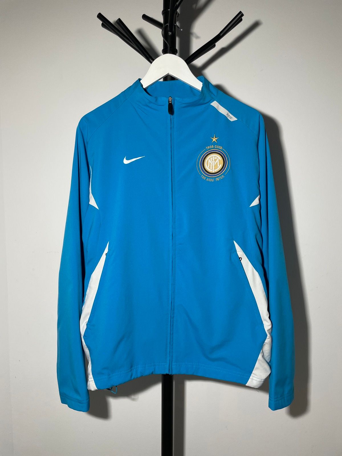 Pre-owned Nike X Soccer Jersey Nike Inter Milan Tracktop Jacket Football Soccer In Blue