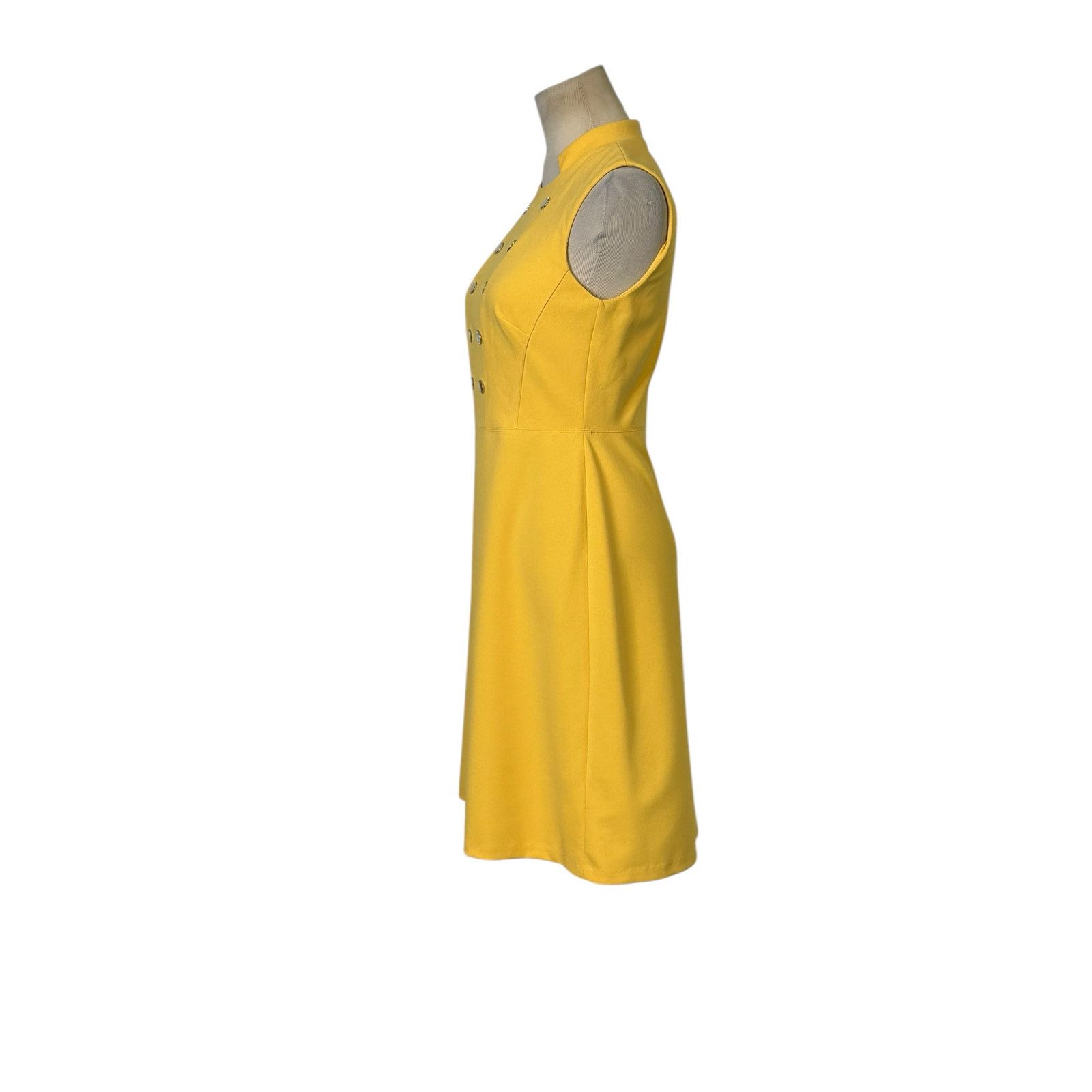 Tommy Hilfiger Tommy Hilfiger yellow crepe summer dress size 2 Size XS / US 0-2 / IT 36-38 - 14 Thumbnail