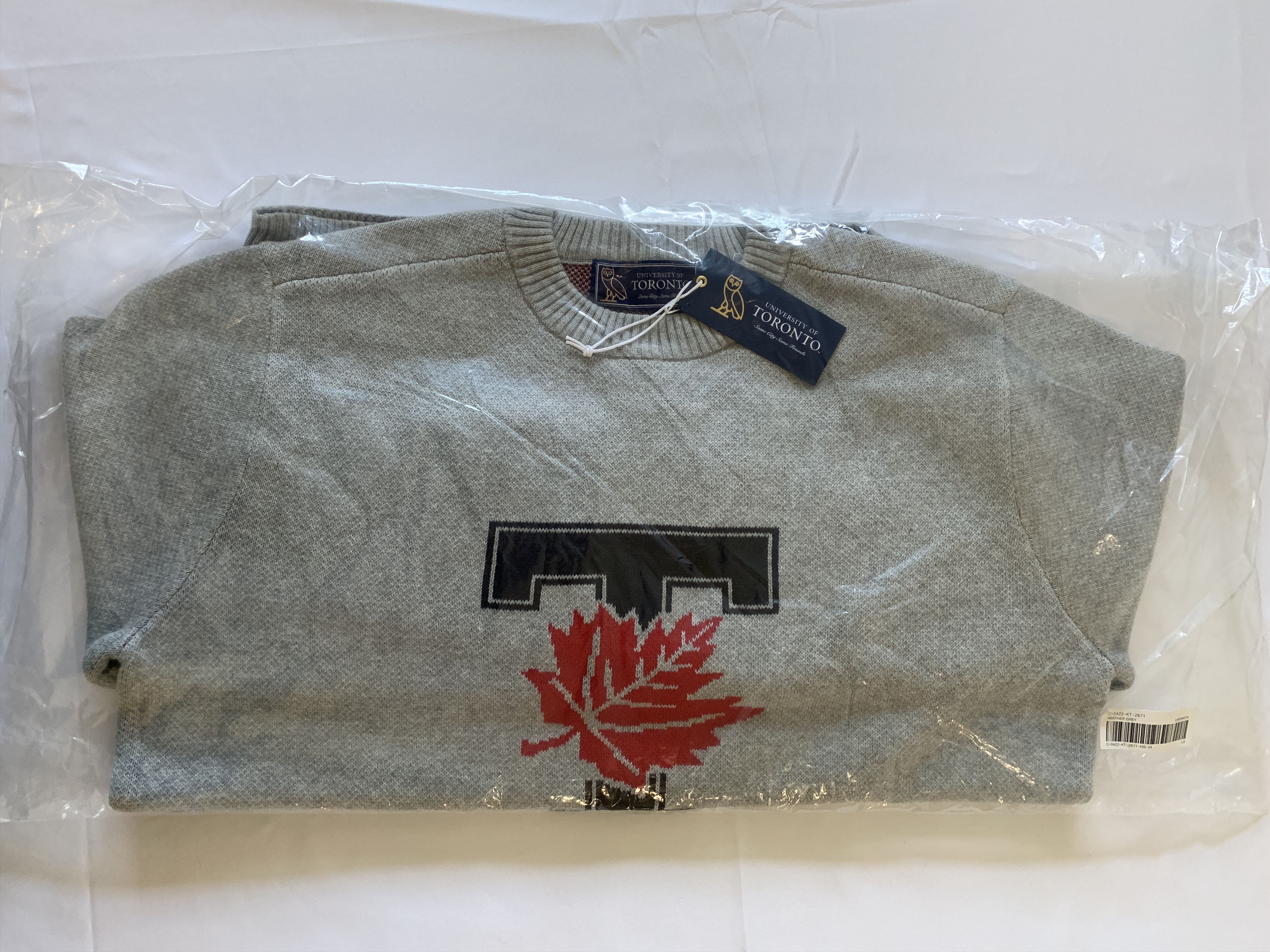 Drake OVO® / U OF T CREWNECK SWEATER Size US L / EU 52-54 / 3 - 3 Thumbnail