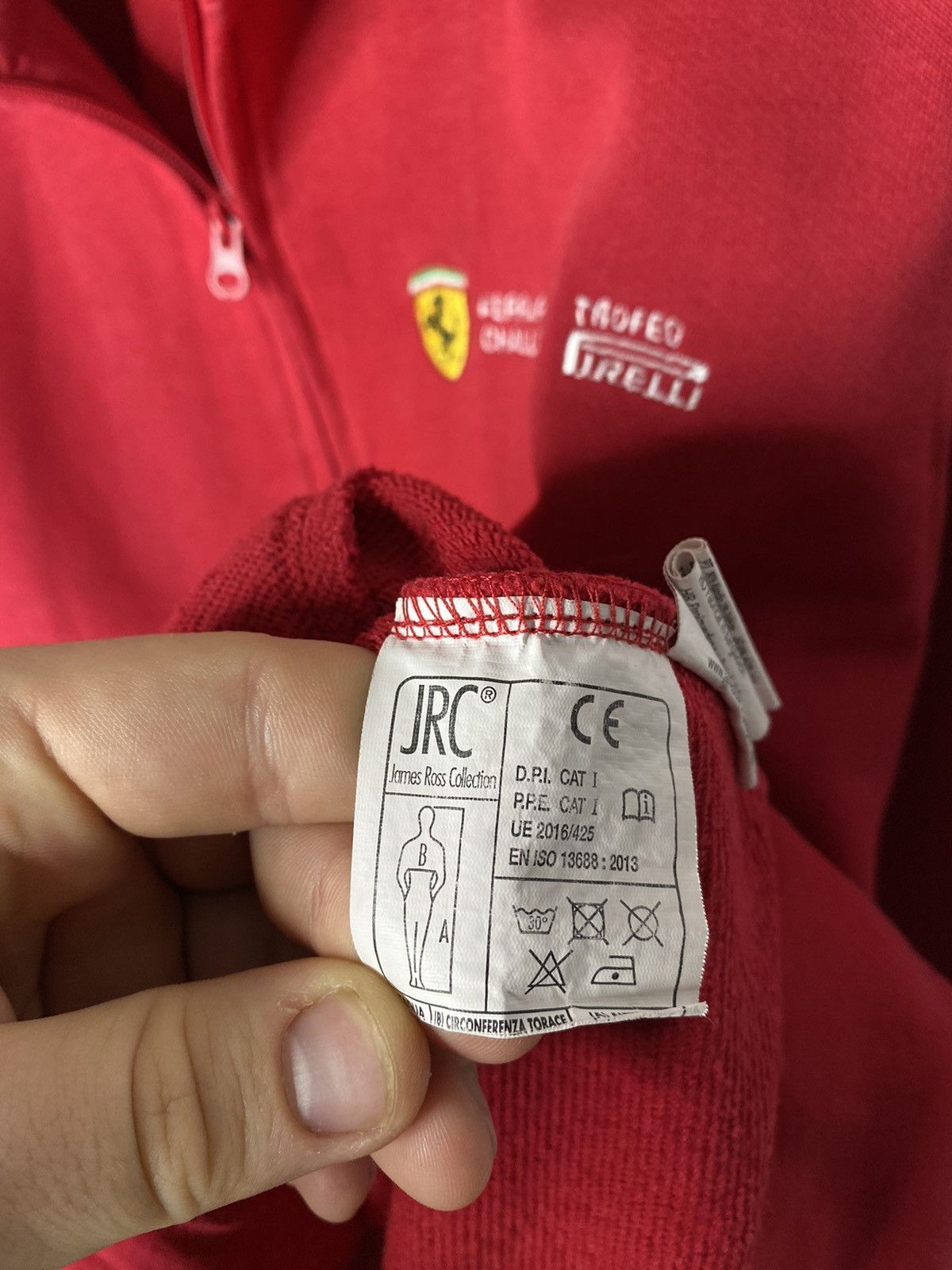 Ferrari × Vintage 🏎️Ferrari James Ross Collection Full Zip Hoodie Jacket F1🏎️ Size US L / EU 52-54 / 3 - 11 Thumbnail