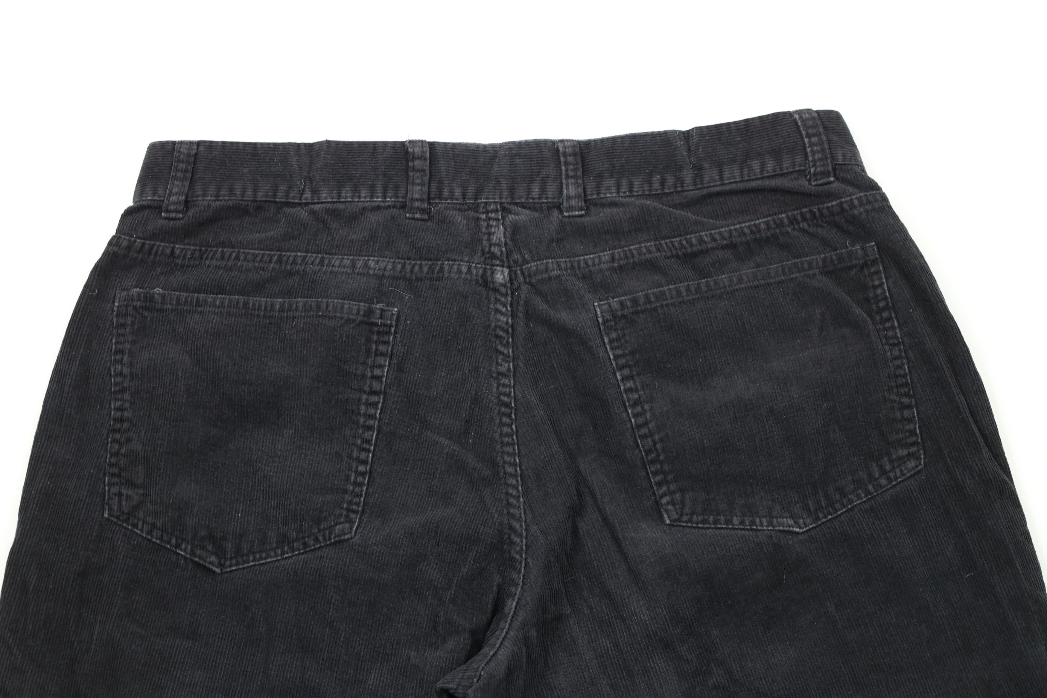Vintage Vintage 90s Streetwear Corduroy Chino Pants Black Cotton Size US 36 / EU 52 - 8 Thumbnail