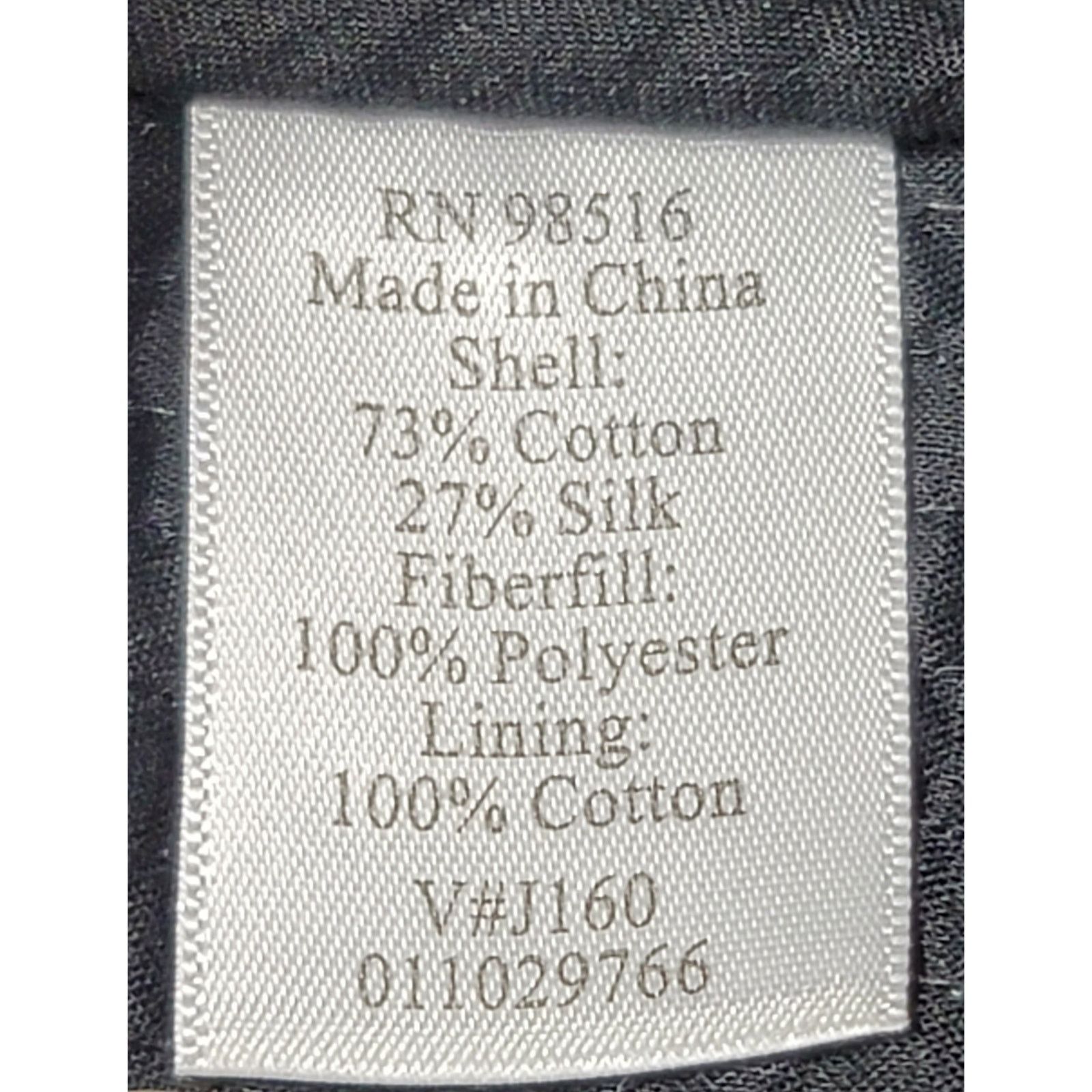 Coldwater Creek Coldwater Creek Black Channel Quilted Jacket 16 NWOT Size XXL / US 16-18 / IT 52-54 - 4 Thumbnail