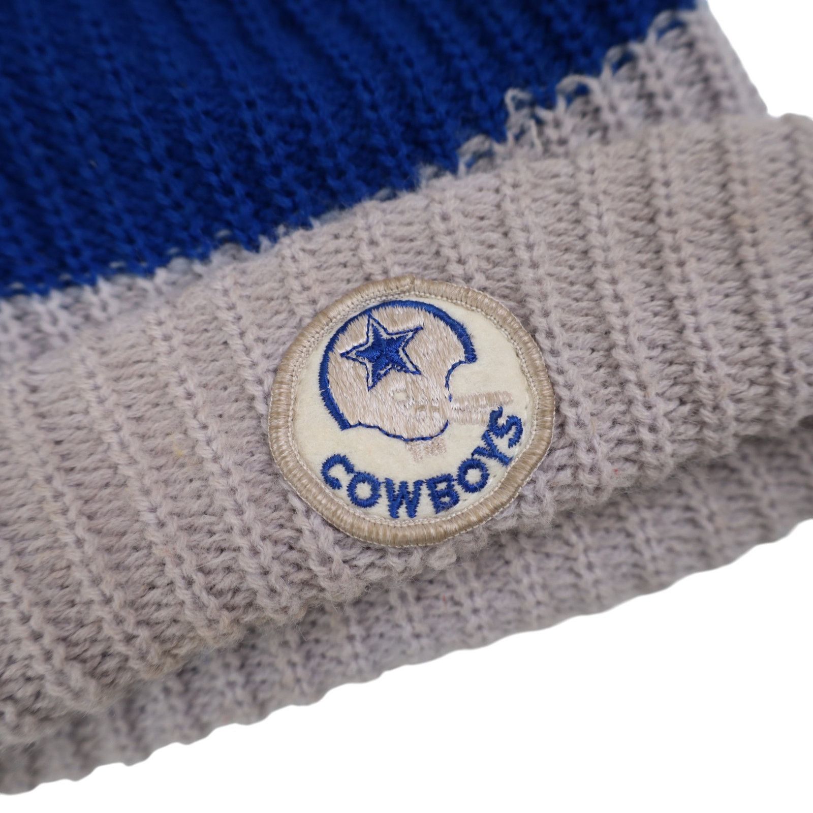 NFL × Vintage Vintage Dallas Cowboys Knit Pom Beanie Size ONE SIZE - 3 Thumbnail