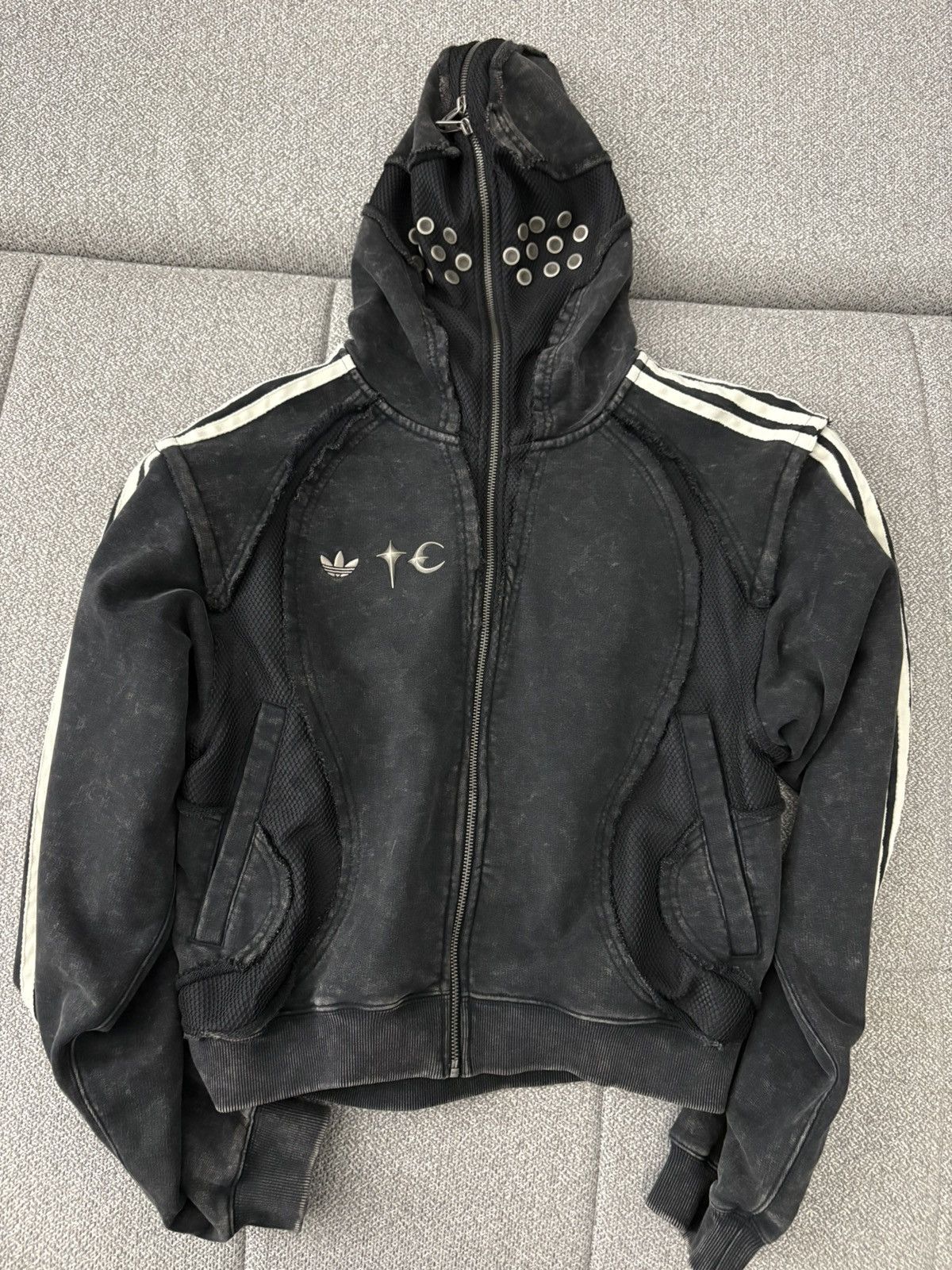 ぽきお adidas x Thug Club Zip-Up Hoodie adidas x Thug Club Teamgeist Hooded Zip Up Maroon Men's - FW25 - US