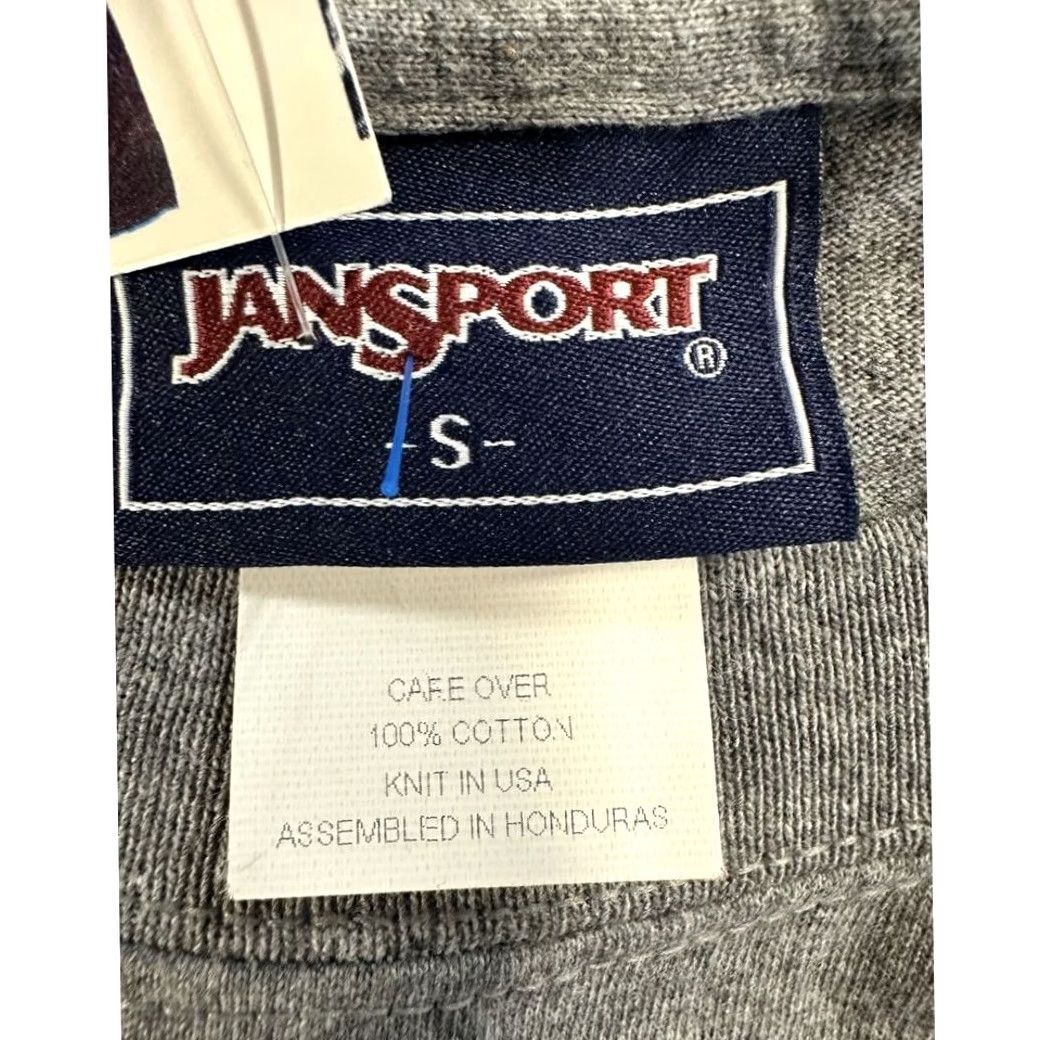 Jansport VINTAGE JanSport T-Shirt Mens Small Graphite Heavyweight Tee Grey College NEW Size US S / EU 44-46 / 1 - 4 Thumbnail