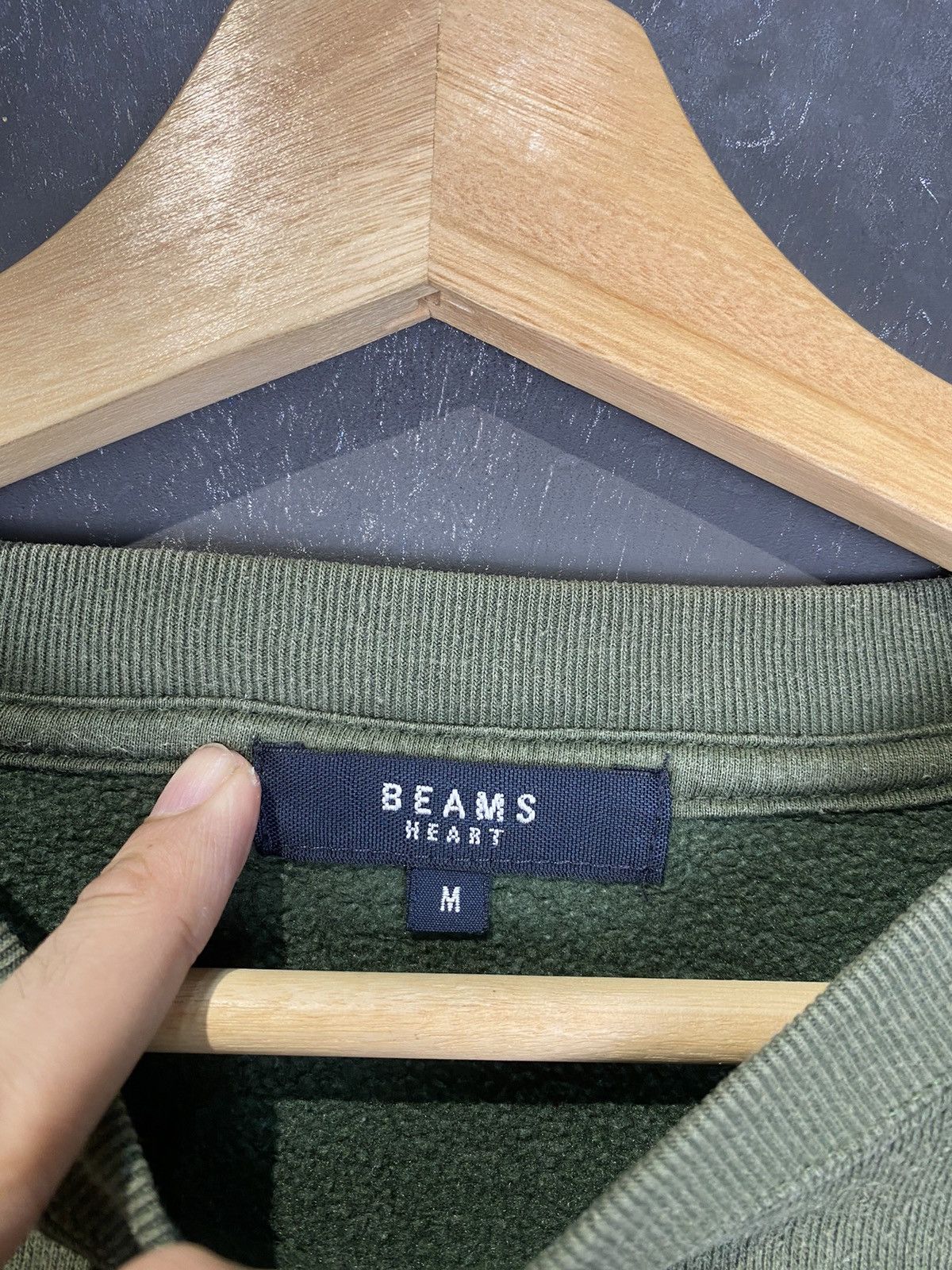 Beams Plus × Japanese Brand Beams Heart Hume Park Sunfaded Boxy Crewneck Size US M / EU 48-50 / 2 - 4 Thumbnail