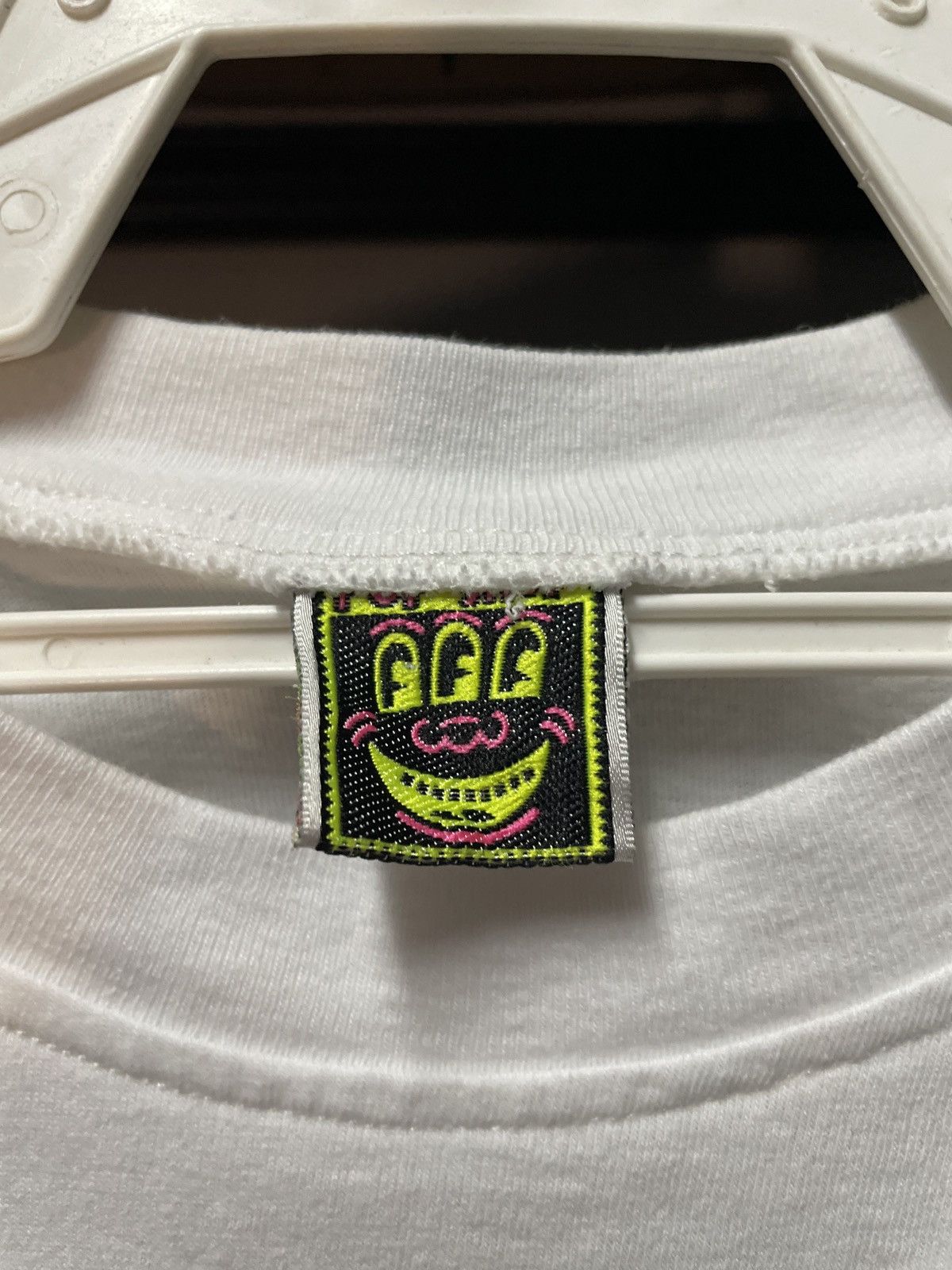 Keith Haring × Vintage Keith Haring Stop AIDS Art Tshirt Size US L / EU 52-54 / 3 - 4 Thumbnail