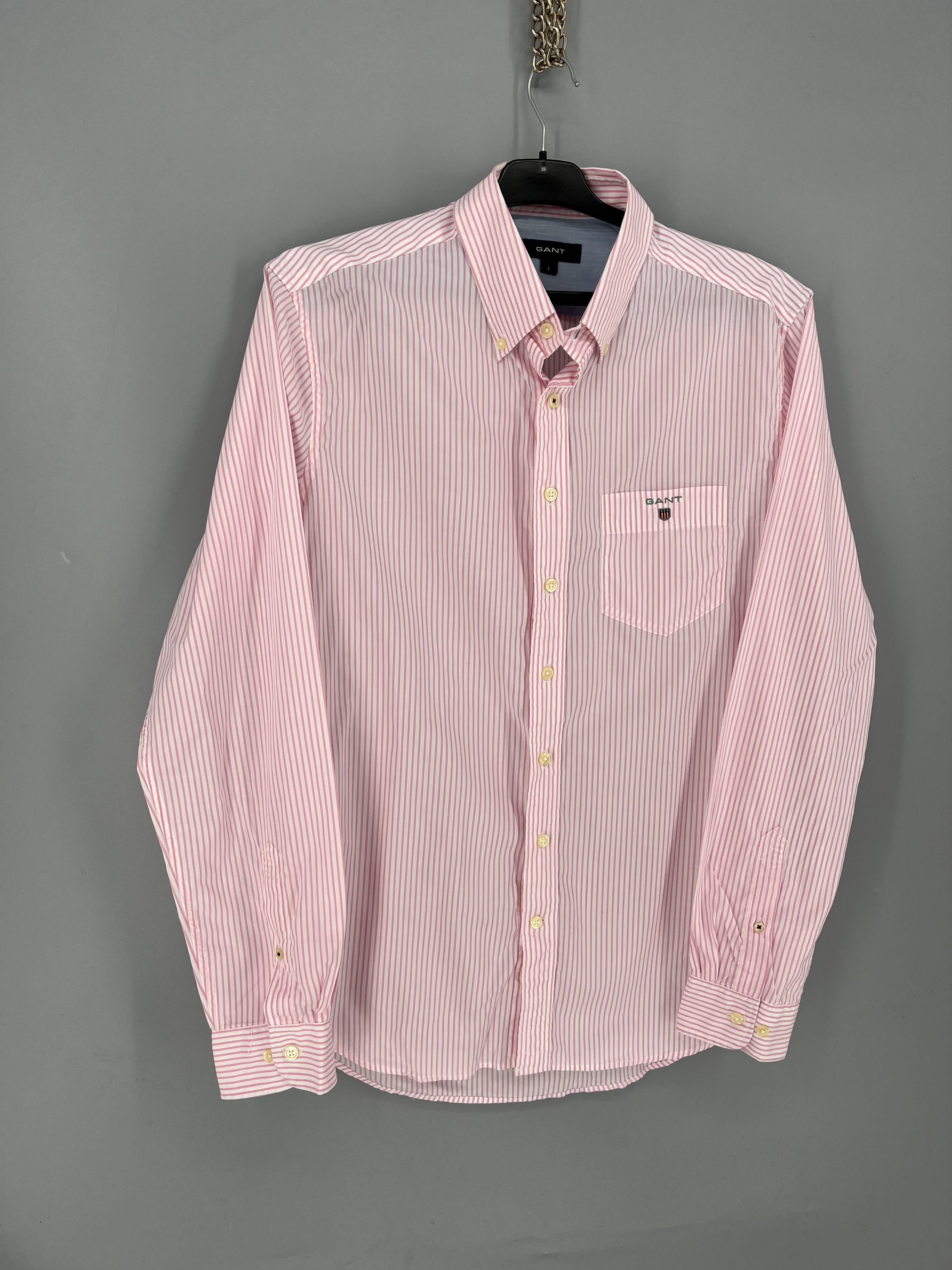 Gant Gant Button Down Shirt Mens L Pink Gingham Check Long Sleeve Size US L / EU 52-54 / 3 - 2 Thumbnail