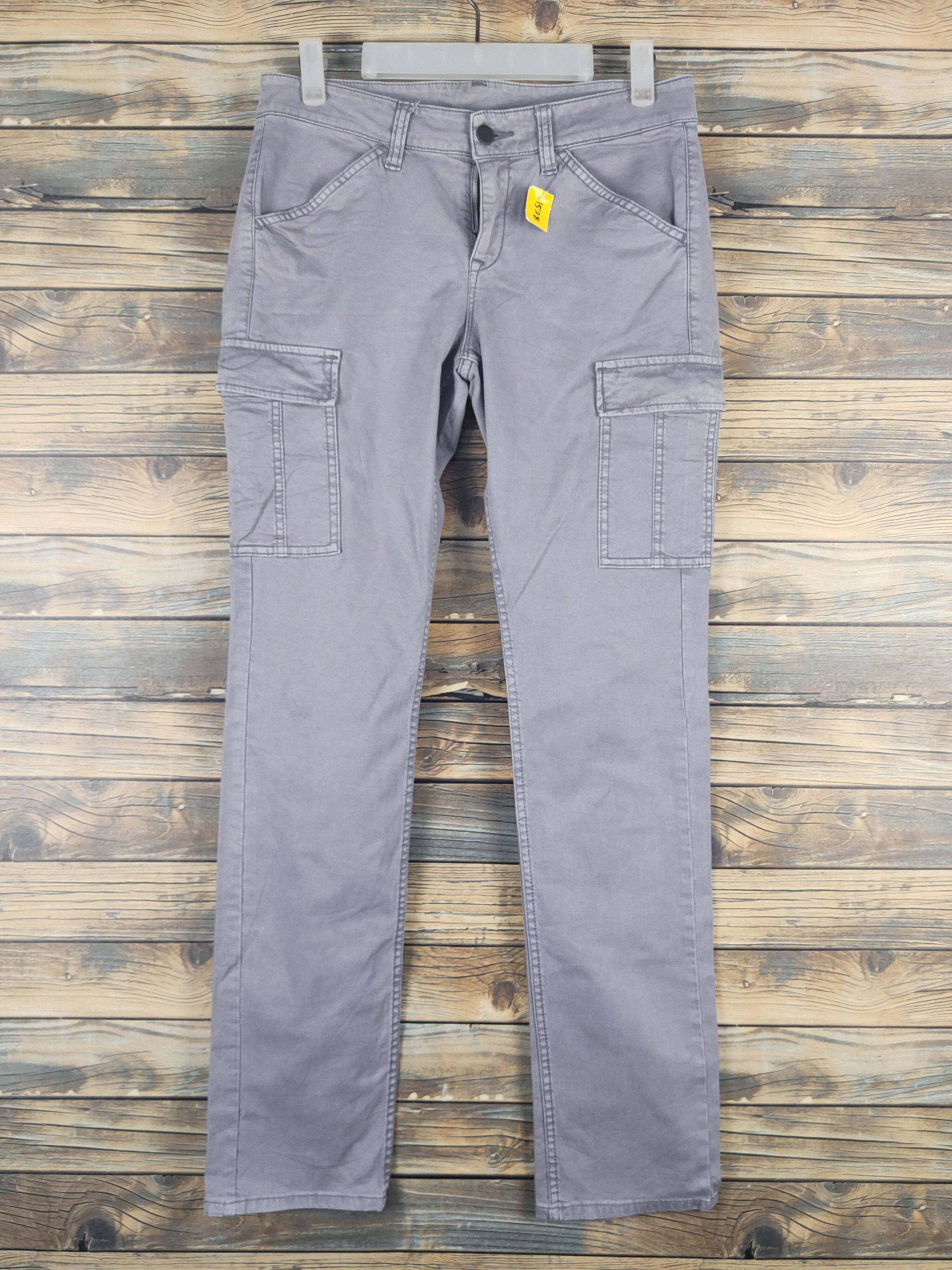 Japanese Brand DL Uniqlo Gray Multipocket Tactical Cargo Pants #1528 Size 28" / US 6 / IT 42 - 1 Thumbnail