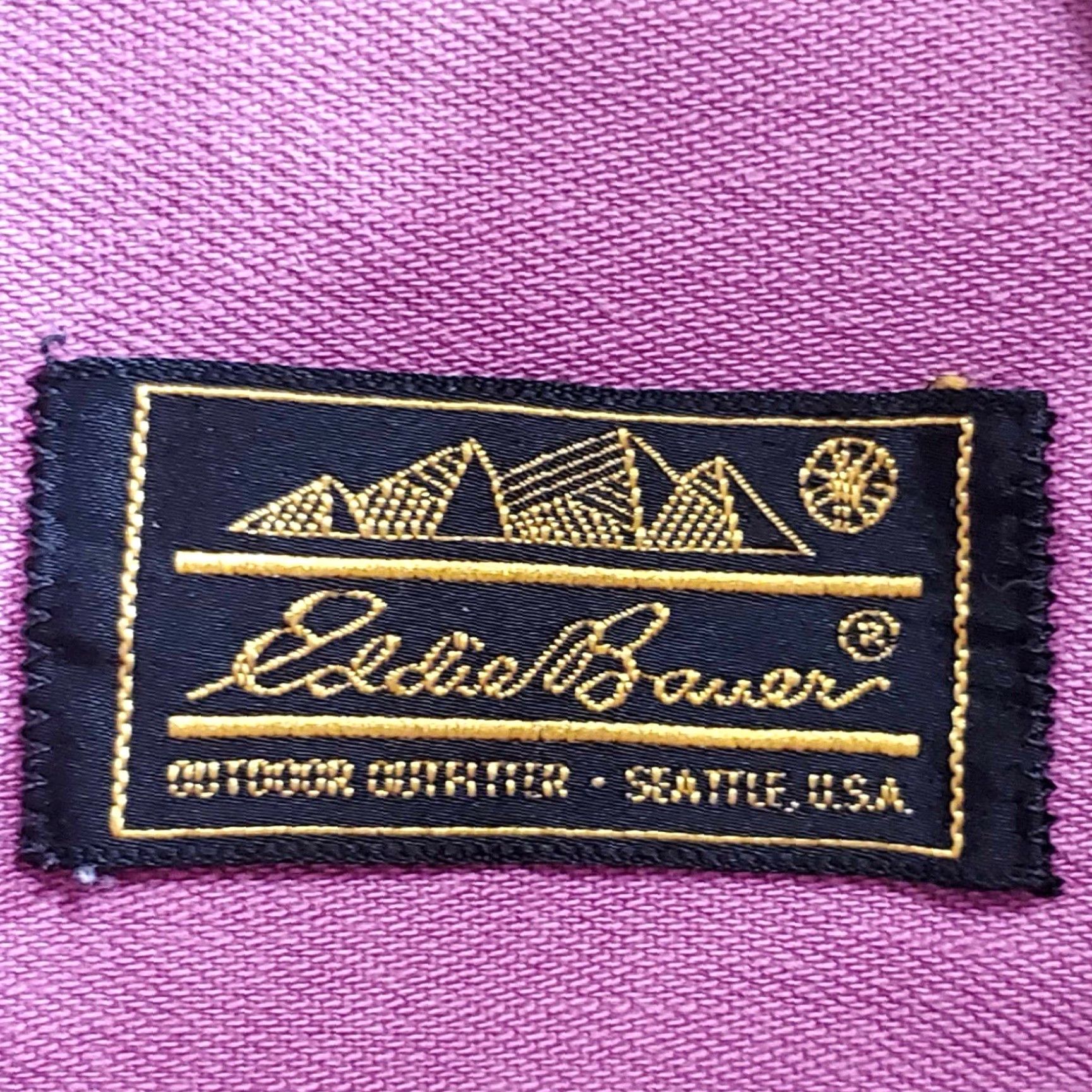 Eddie Bauer VINTAGE Eddie Bauer Men Shirt Outbound Twill 2XL Long Sleeve Button-Up Cotton USA Collared Pocketed Outdoor Workwear Mens Size US XXL / EU 58 / 5 - 2 Thumbnail