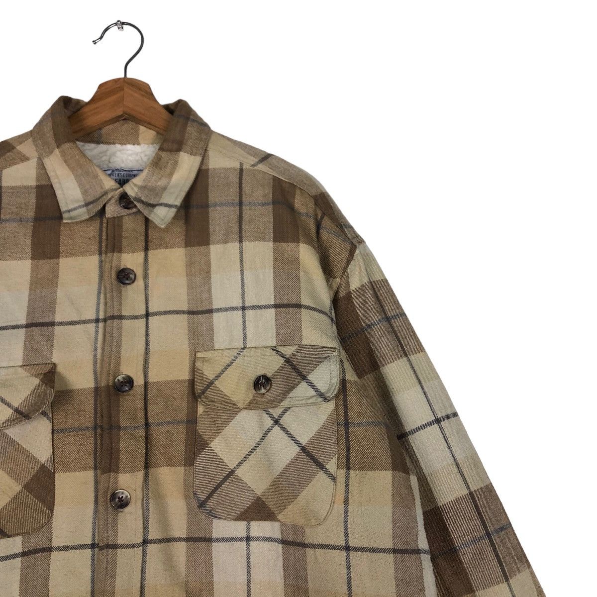 Flannel 🔥Vtg Flanne Jacket Seahop Japan Tartan Design Issey Miyake Size US L / EU 52-54 / 3 - 6 Thumbnail