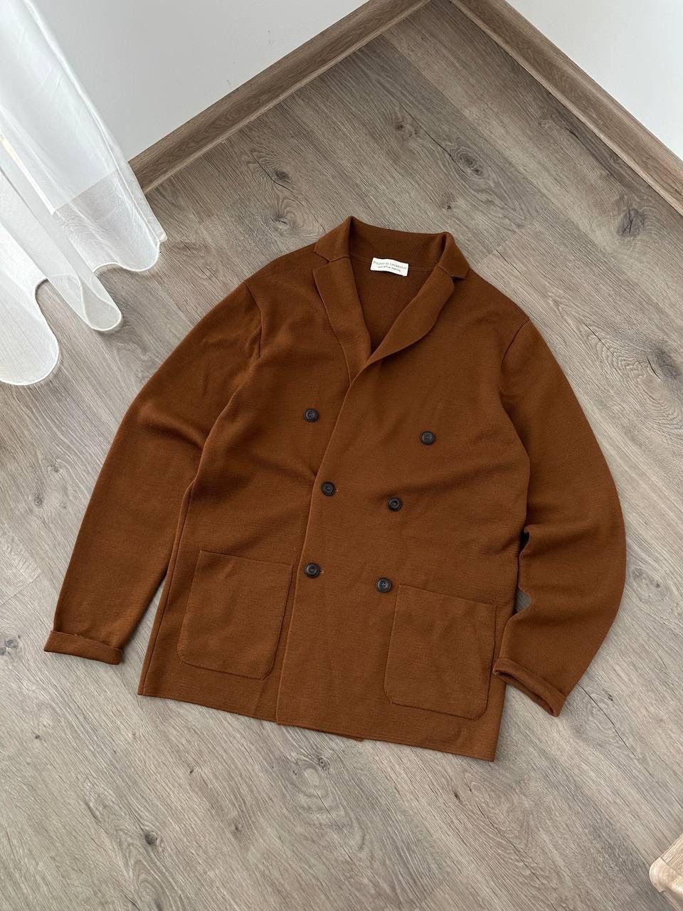 Japanese Brand × Vintage Vintage Filippo De Laurentiis Brown Cardigan Sweater Button Size US L / EU 52-54 / 3 - 9 Thumbnail