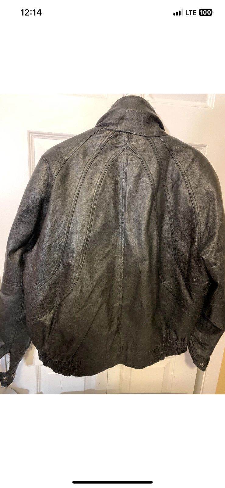 Other Club new age mens sz XL black leather jacket Size US XL / EU 56 / 4 - 9 Thumbnail