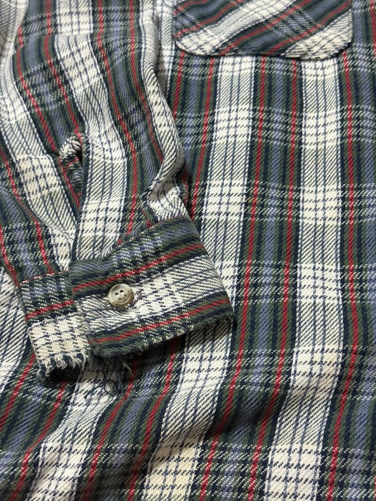 Vintage VINTAGE 90s Five Brother Flannel Shirt Size US M / EU 48-50 / 2 - 13 Thumbnail