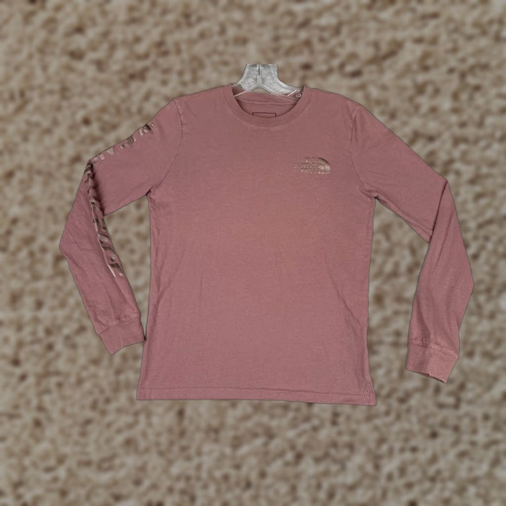 The North Face The North Face Shirt Women XS Purple Long Sleeve Crew Neck 100% Cotton Size XS / US 0-2 / IT 36-38 - 1 Thumbnail