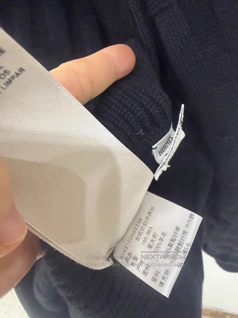 Hermes Hermes Wool Two-Sided Down Jacket (100% Virgin Wool with S Size XS / US 0-2 / IT 36-38 - 6 Thumbnail