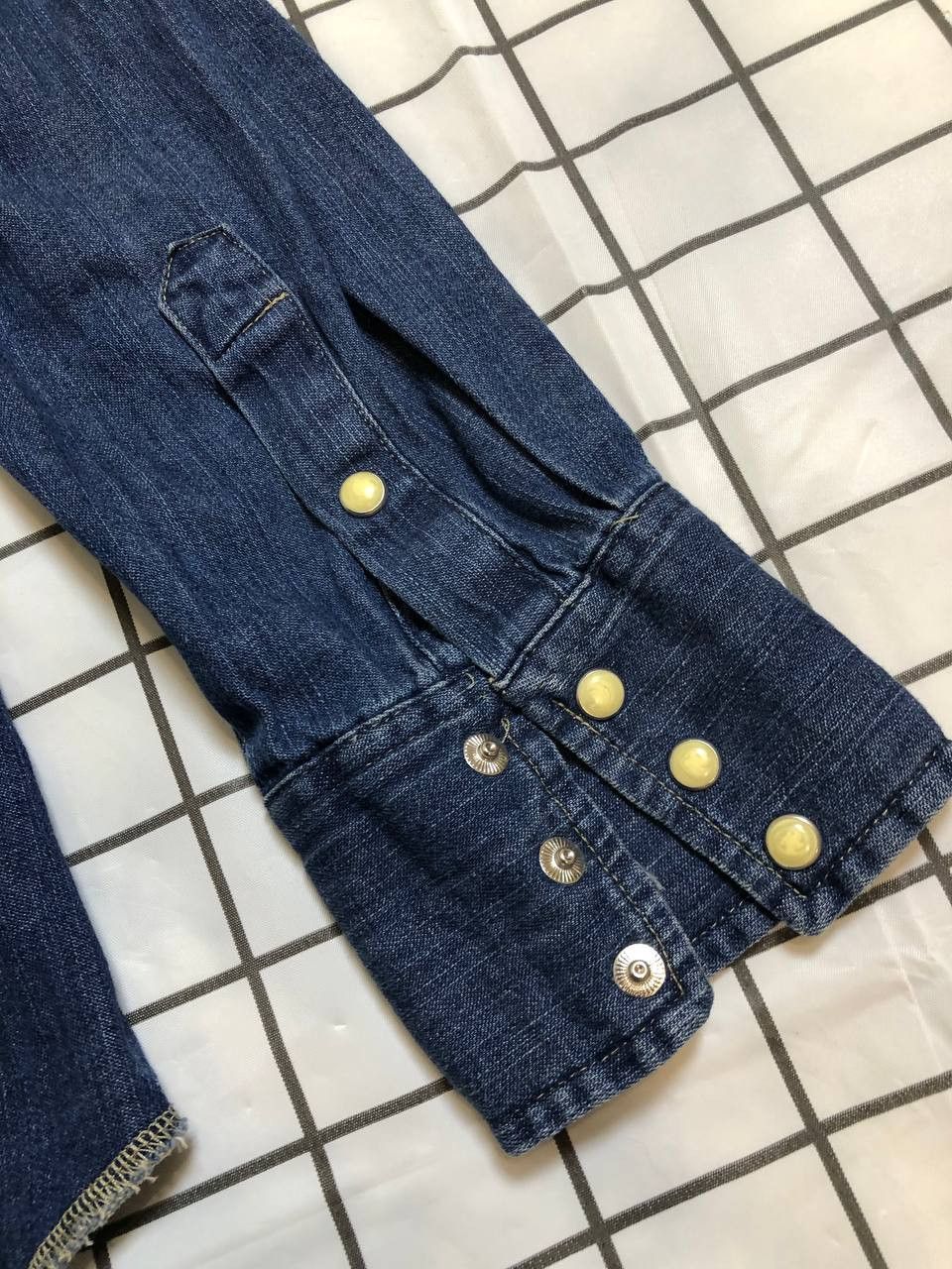 Wrangler Vintage Wrangler Western Pearl Snap Shirt Pockets Ranch Size US S / EU 44-46 / 1 - 12 Thumbnail