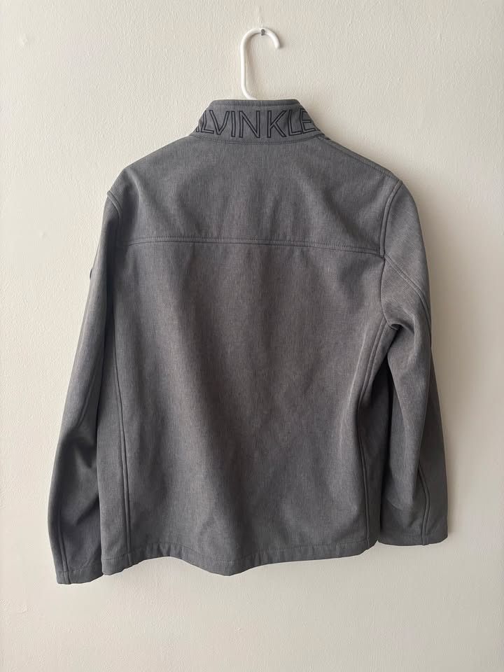 Calvin Klein CALVIN KLEIN LIGHT GRAY ZIP UP JACKET WITH COLLAR LOGO SMALL Size US S / EU 44-46 / 1 - 2 Thumbnail