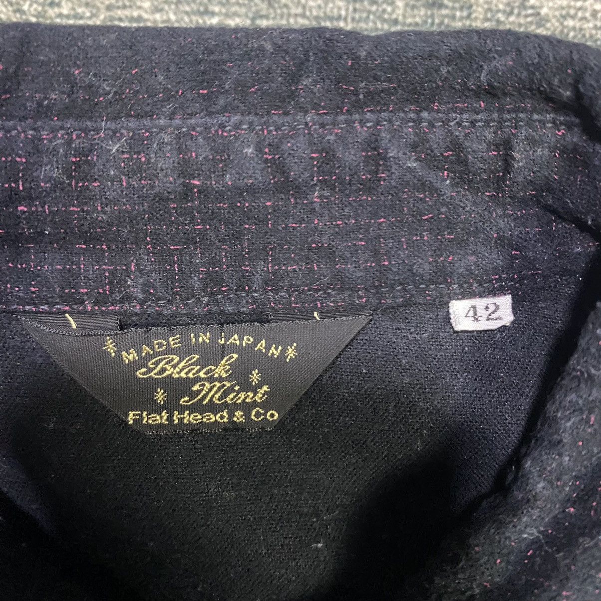 The Flat Head The Flat Head Black Mint Western Shirt Size US L / EU 52-54 / 3 - 15 Thumbnail