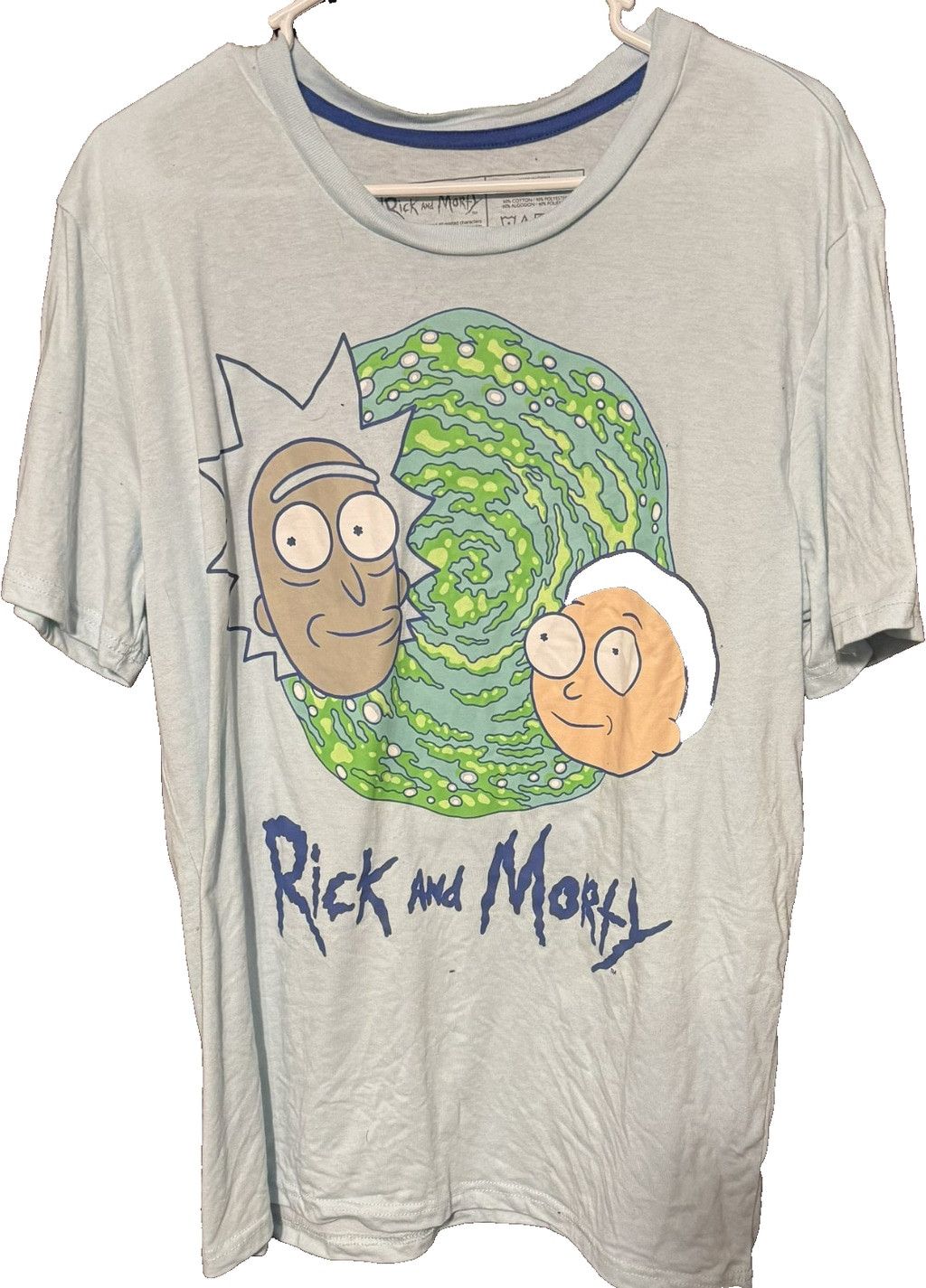 The Unbranded Brand Rick and Morty Logo T Shirt Men's Size L Blue Size US L / EU 52-54 / 3 - 1 Thumbnail