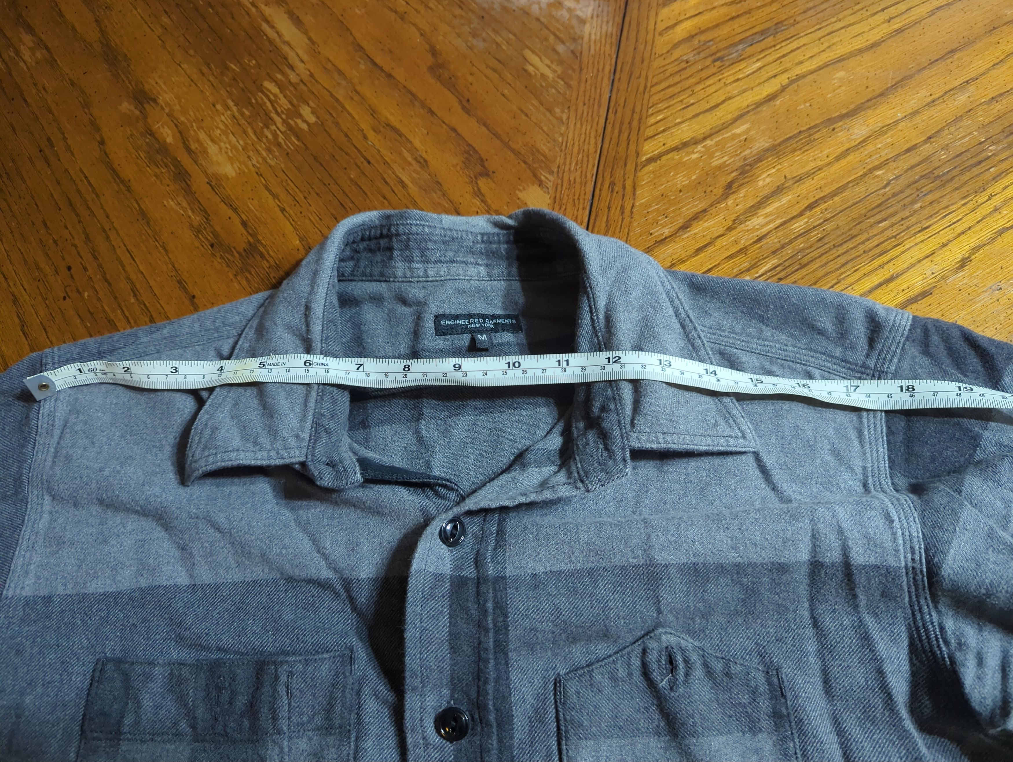Engineered Garments Engineered Garments Work Shirt - Grey Big Plaid Size US M / EU 48-50 / 2 - 6 Thumbnail