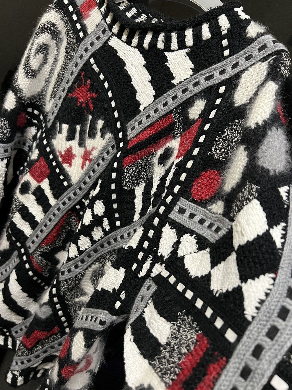 Yoshiyuki Konishi Archive Rare Artwork Yoshiyuki Konishi 3D Hand Knit Size US L / EU 52-54 / 3 - 9 Thumbnail