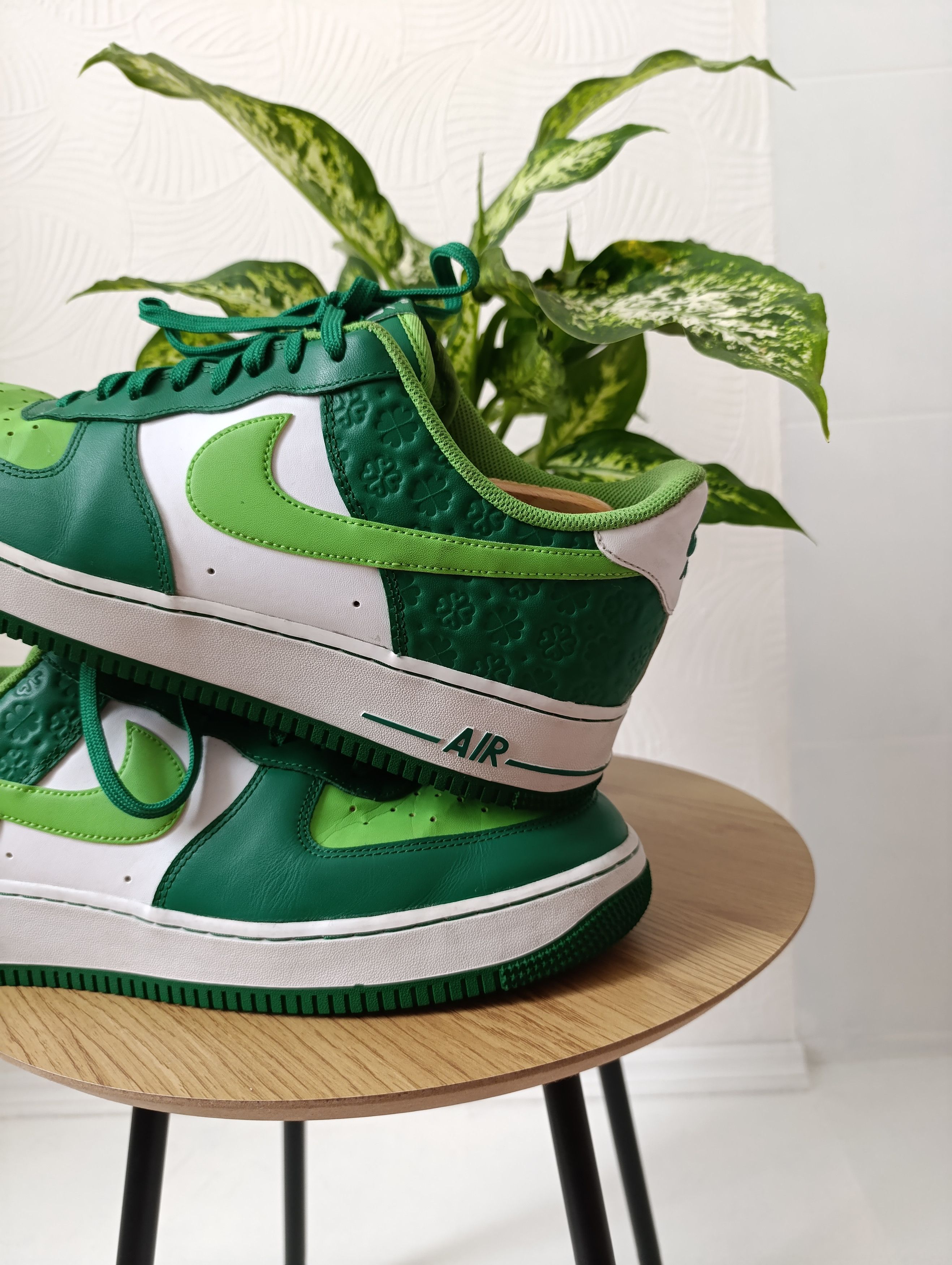 Nike NIKE AIR FORCE 1 LOW ST PATRICK'S DAY LIMITED EDITION Size US 13 / EU 46 - 4 Thumbnail