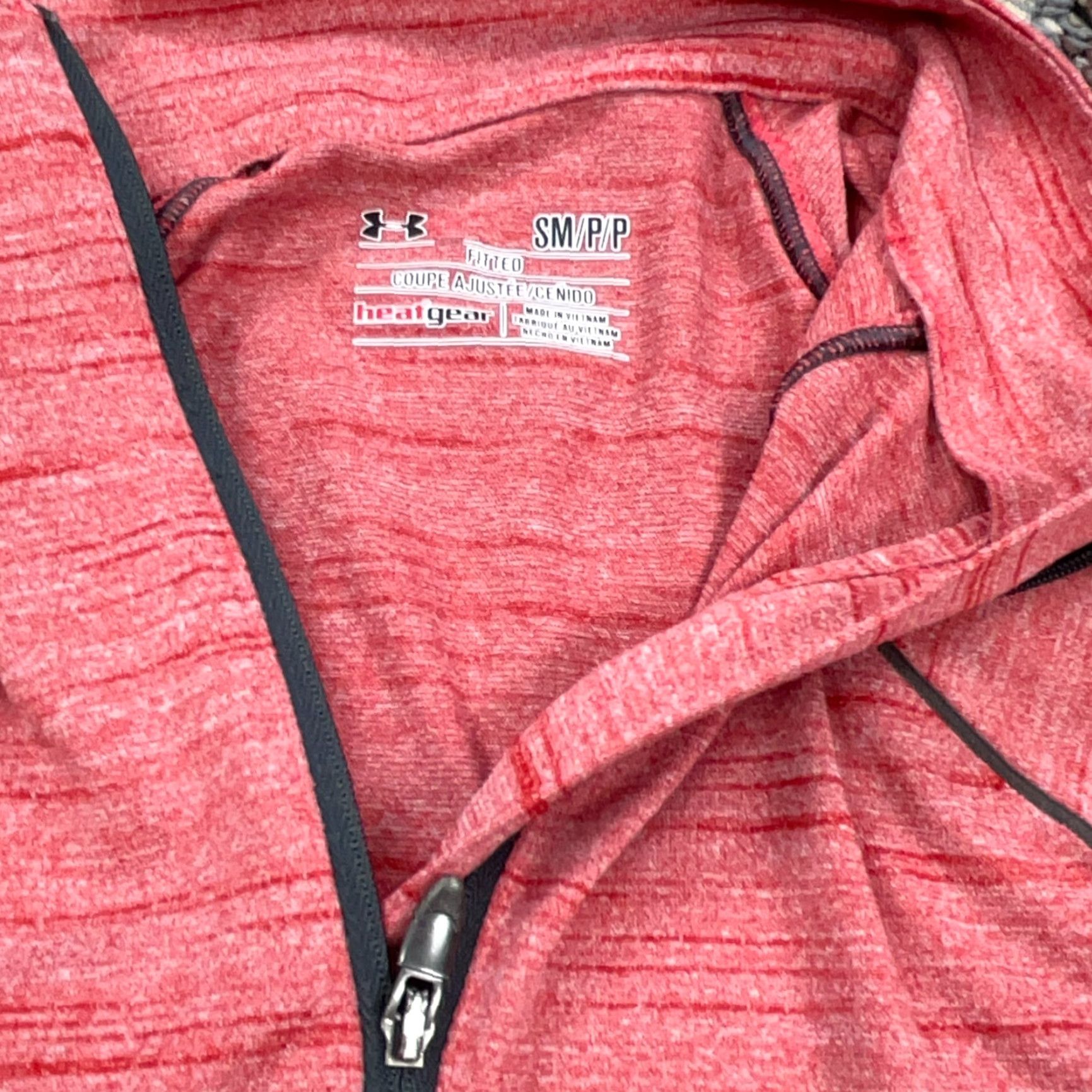 Under Armour Under Armour Shirt Women Small Pink Fitted Quarter Zip Tee Heat Gear Reactor Top Size S / US 4 / IT 40 - 5 Thumbnail