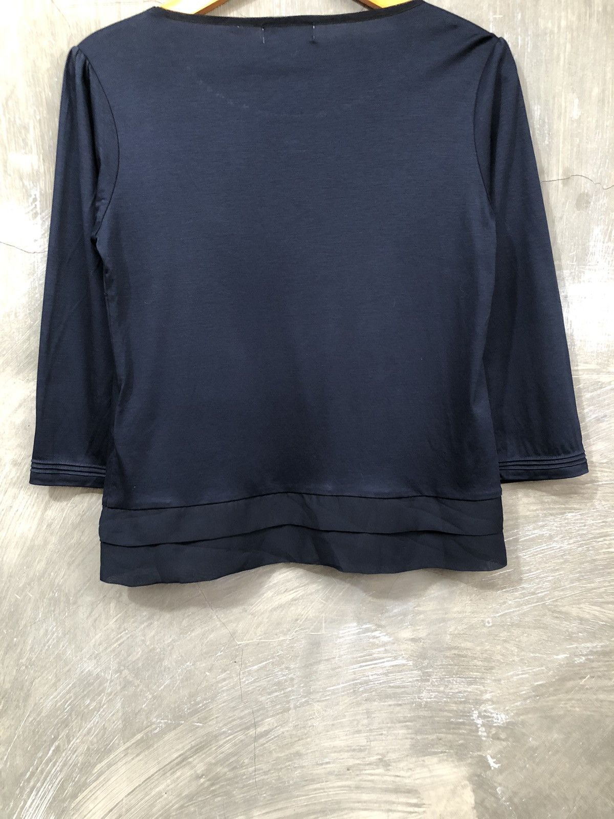 Courreges × Designer × Vintage Courreges Blouse Navy Size XS / US 0-2 / IT 36-38 - 9 Thumbnail
