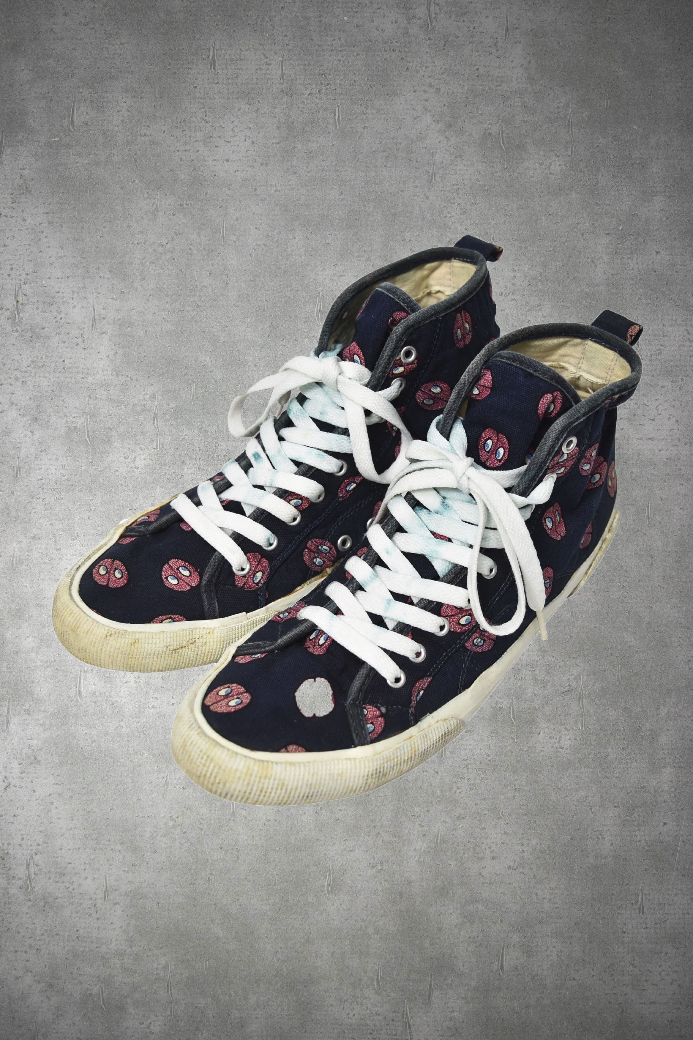 UNDERCOVER/graphic canvas shoes/25792 - 644 83